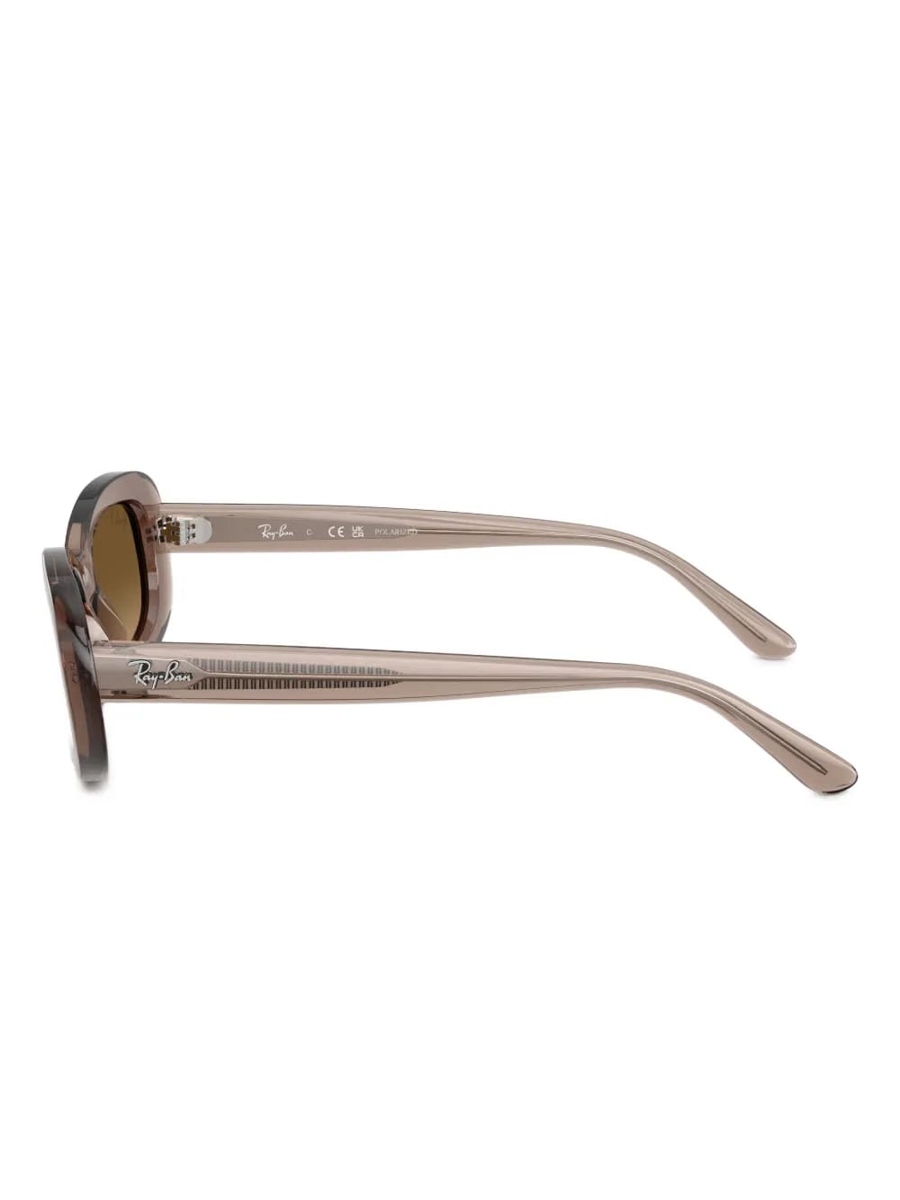 branded oval-frame sunglasses