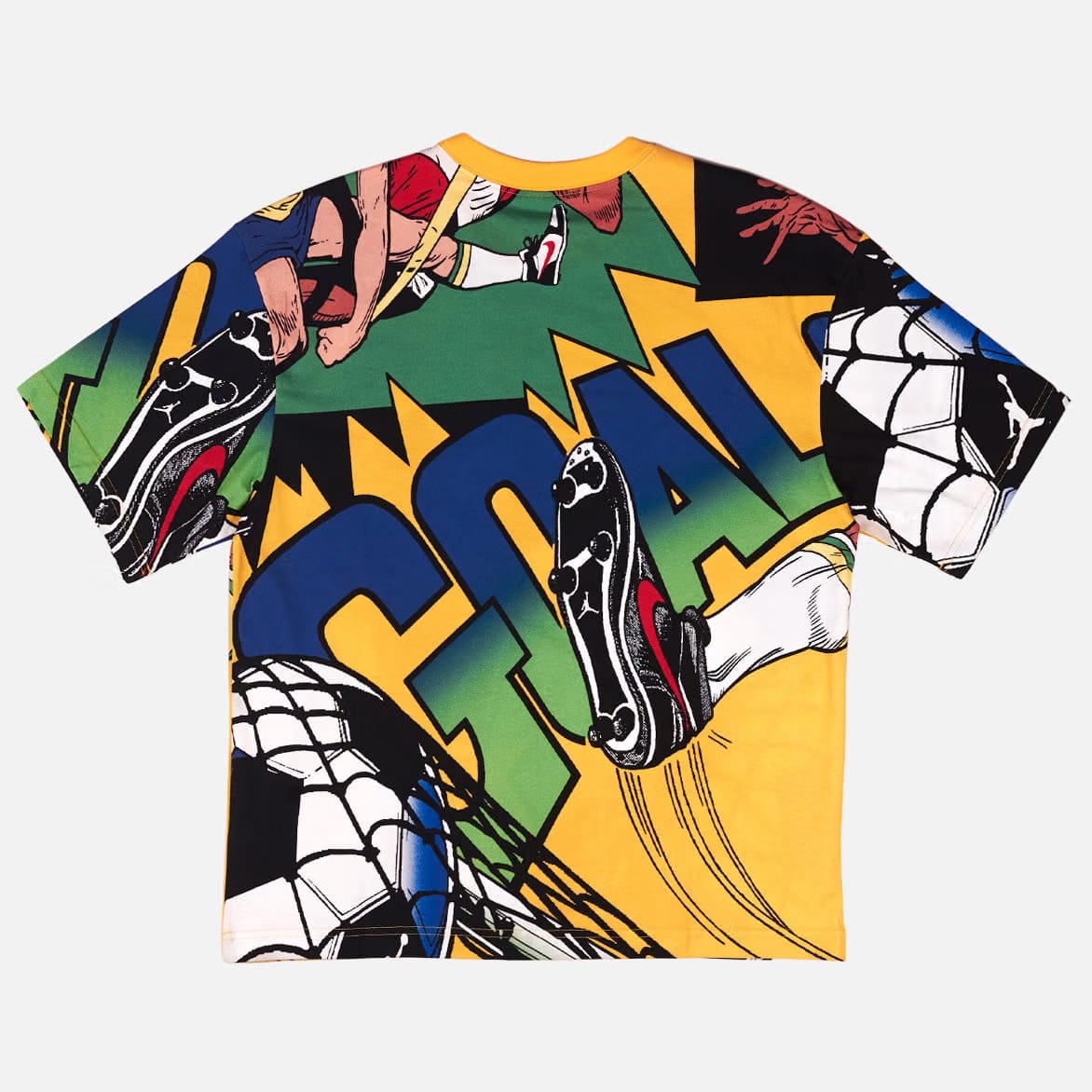 Air Jordan JORDAN ESSENTIALS BRASIL BOXY TEE - VARSITY MAIZE