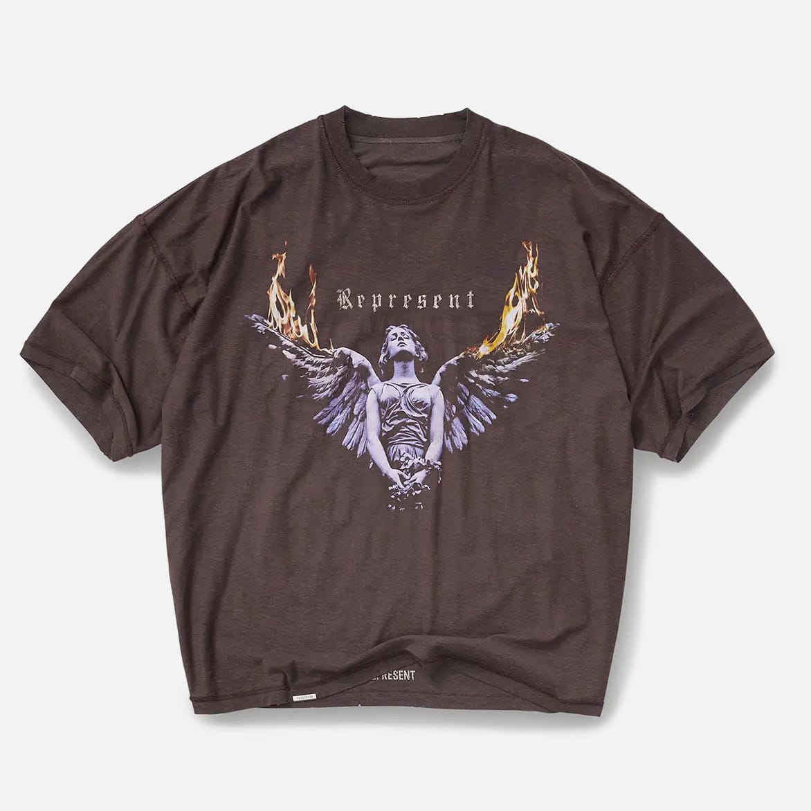 Represent LIVING LEGACY TOUR REVERSIBLE T-SHIRT - NERO