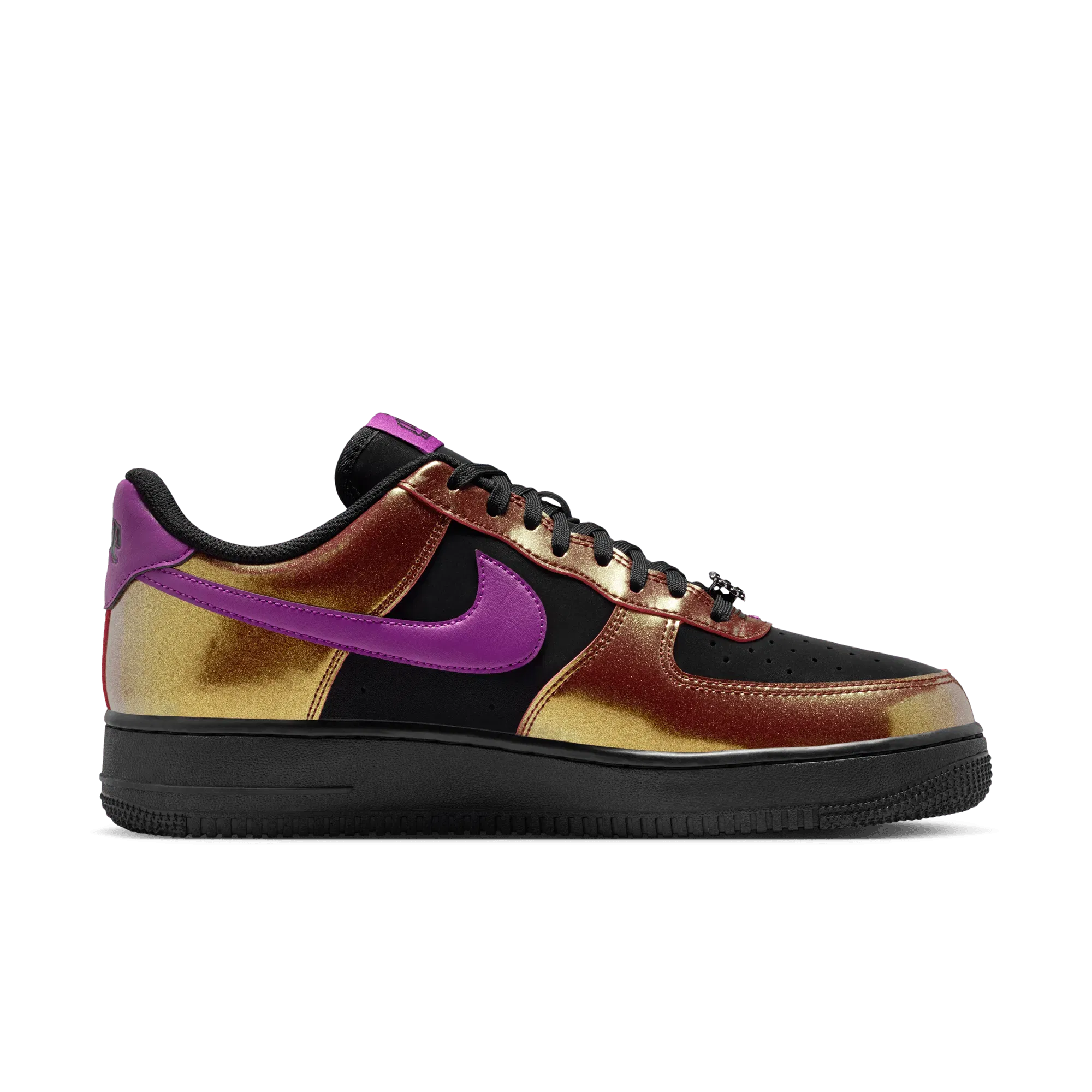 Nike AIR FORCE 1 `07 LV8 "GLAM ROCK" - GOLD