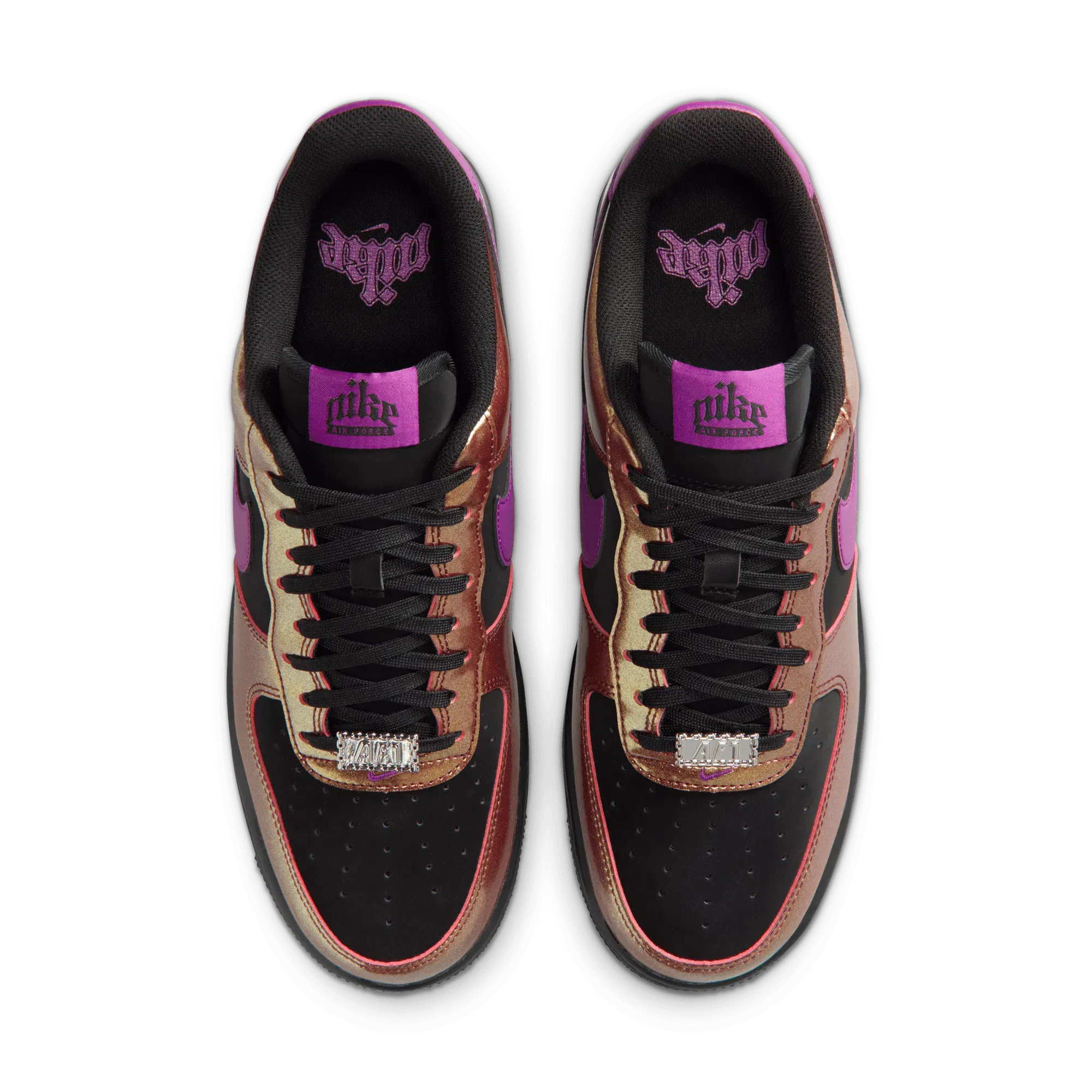 Nike AIR FORCE 1 `07 LV8 "GLAM ROCK" - GOLD