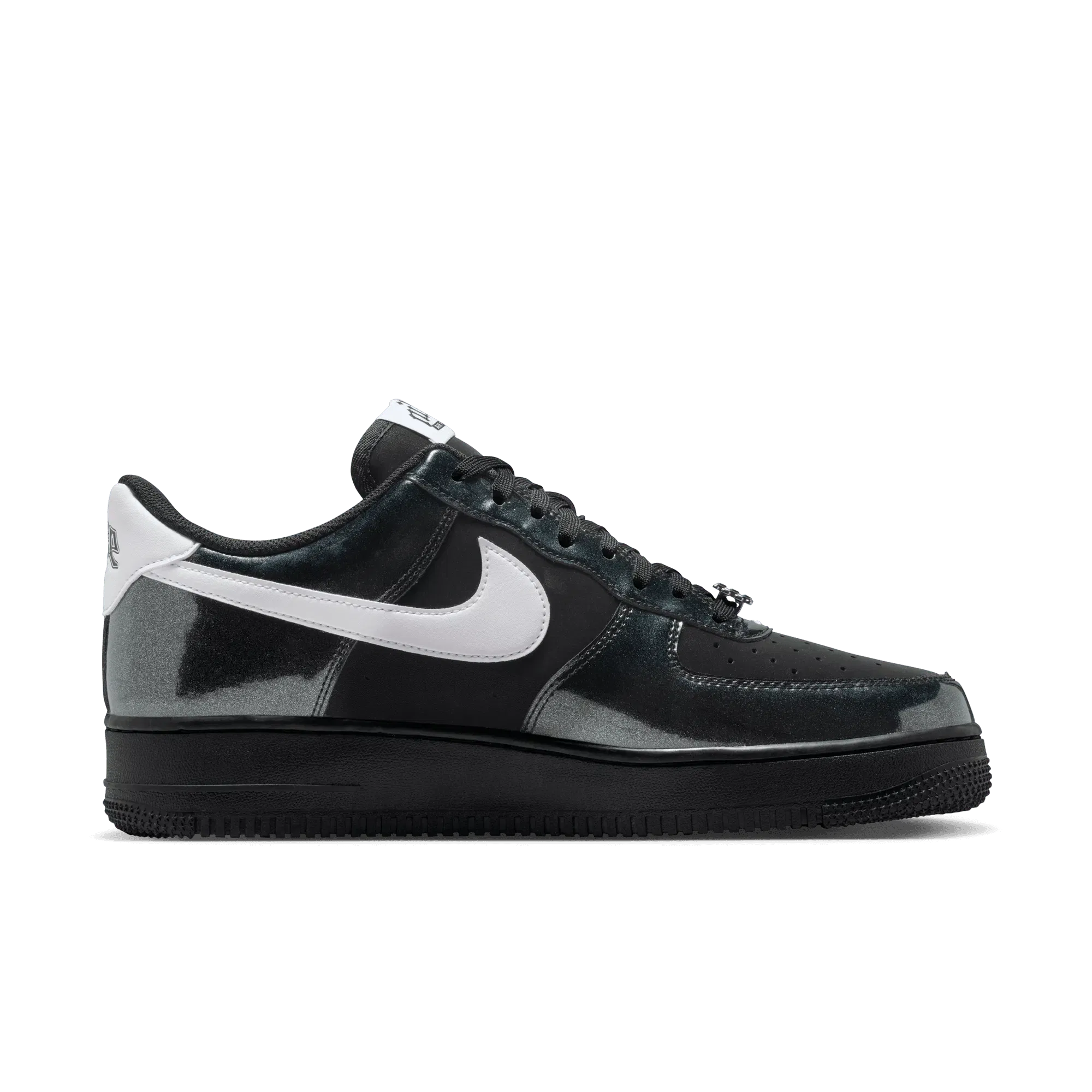 Nike AIR FORCE 1 `07 LV8 "GLAM ROCK" - BLACK