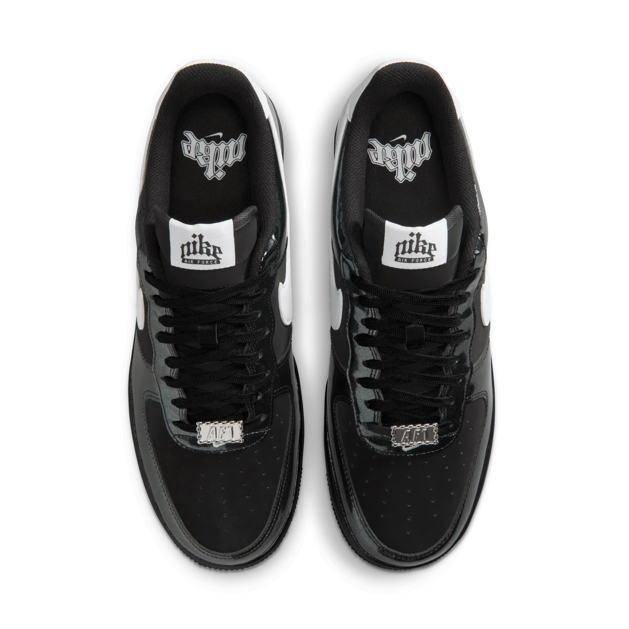 Nike AIR FORCE 1 `07 LV8 "GLAM ROCK" - BLACK