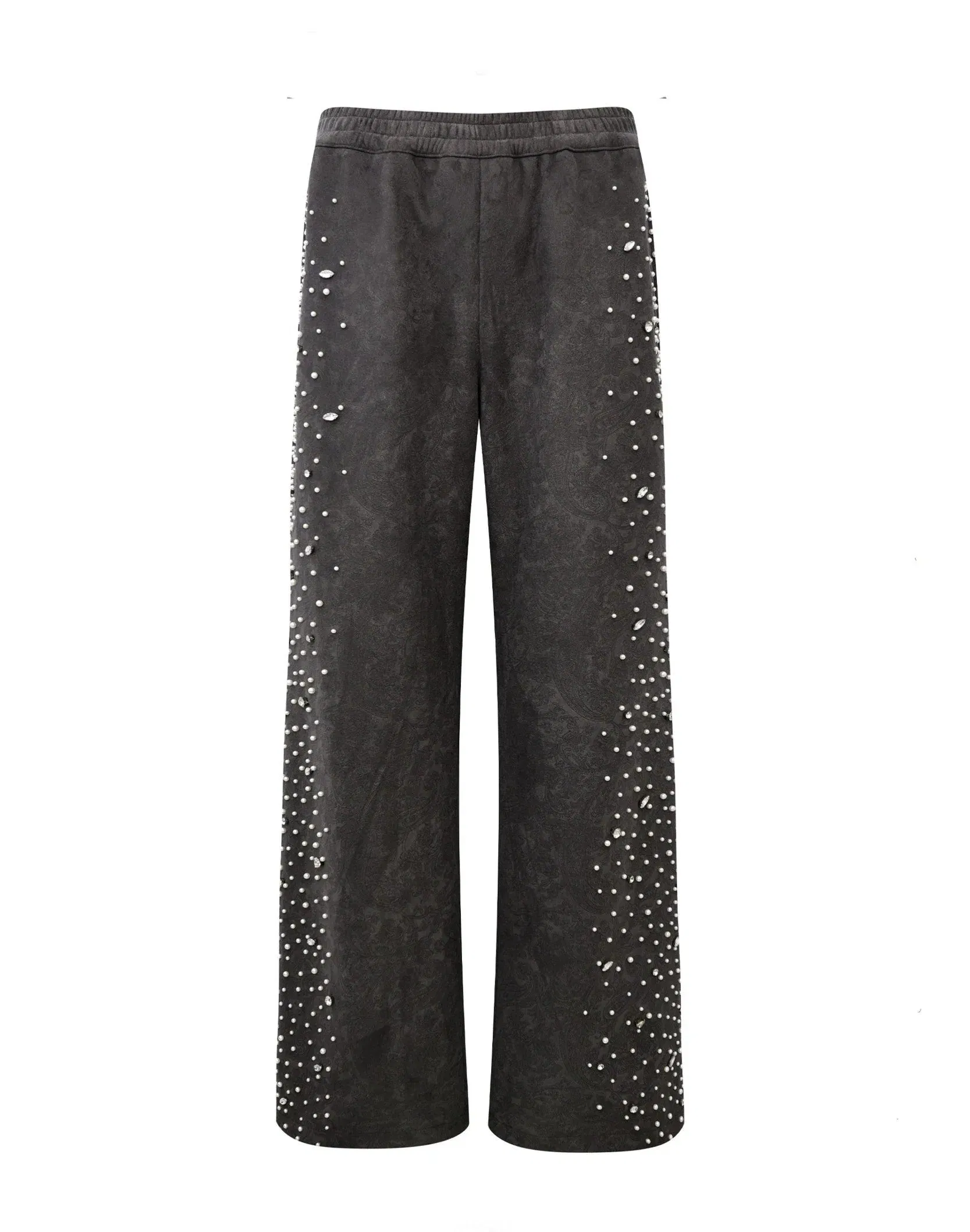 BIRTH OF ROYAL CHILD CASHEW BLOSSOM PEARL SWEATPANT - BLACK