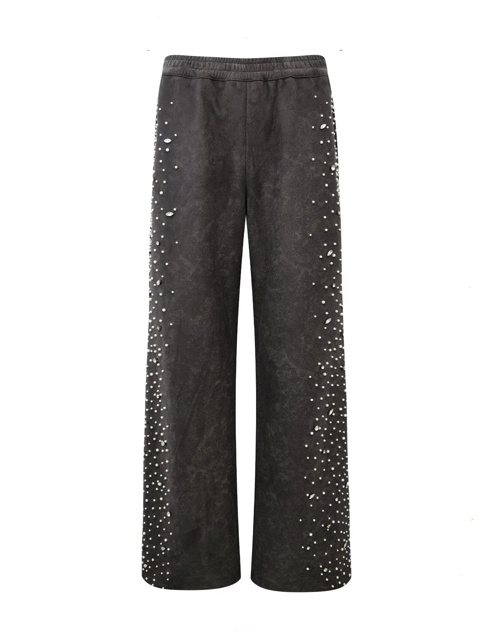 BIRTH OF ROYAL CHILD CASHEW BLOSSOM PEARL SWEATPANT - BLACK