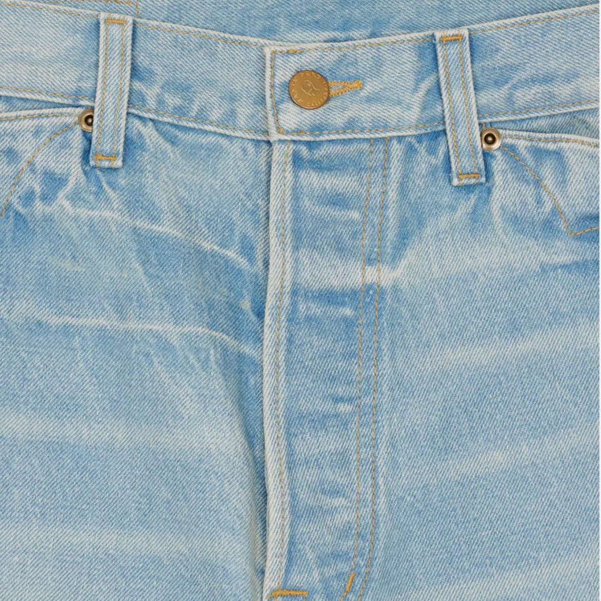 Brain Dead TYPE 00 15OZ SELVEDGE DENIM PANT - LIGHT WASH INDIGO