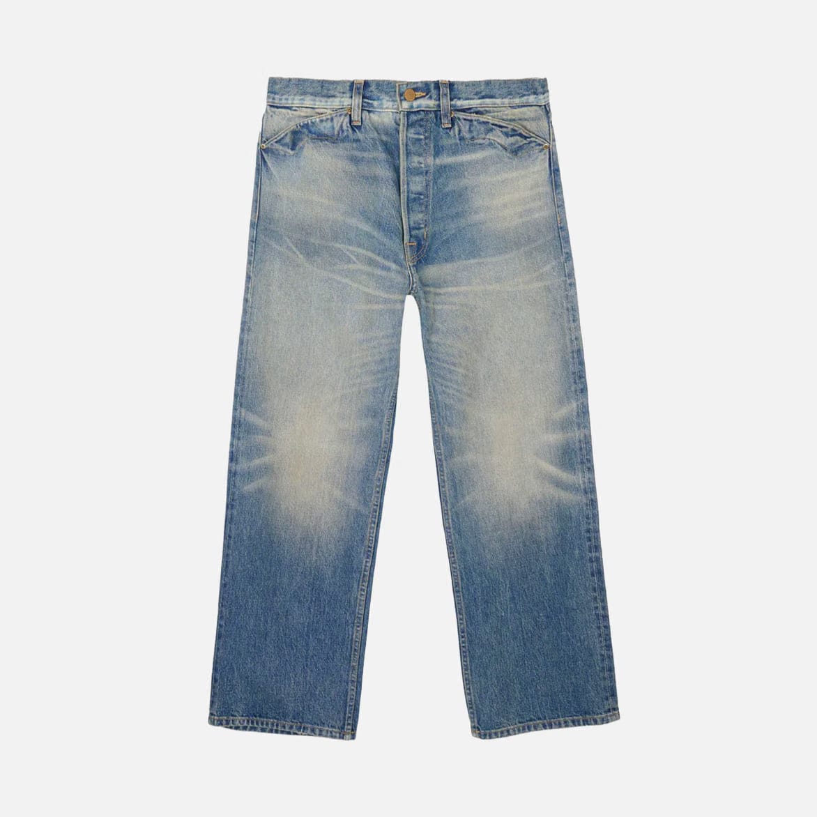 Brain Dead TYPE 00 15OZ SELVEDGE DENIM PANT - WASHED INDIGO