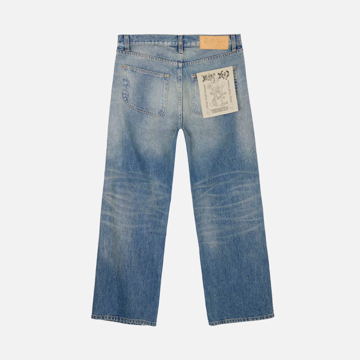 Brain Dead TYPE 00 15OZ SELVEDGE DENIM PANT - WASHED INDIGO