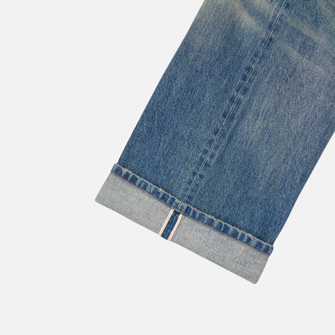 Brain Dead TYPE 00 15OZ SELVEDGE DENIM PANT - WASHED INDIGO