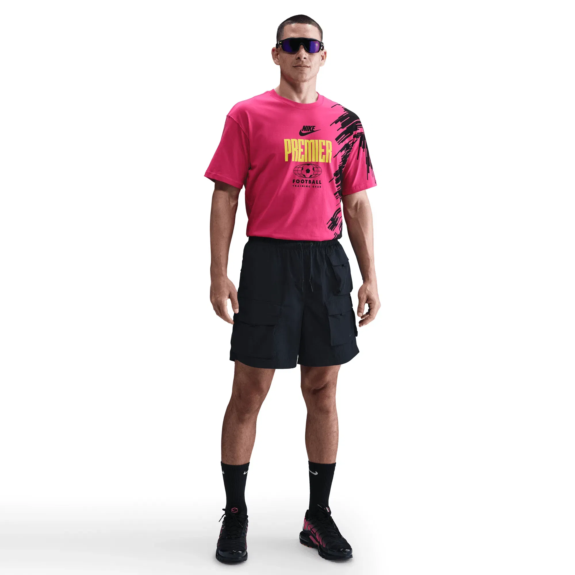 Nike MAX90 SOCCER TEE - RUSH PINK