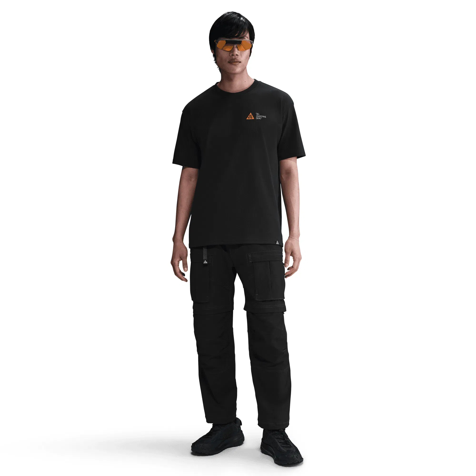 Nike ACG GUIDE DRI-FIT TEE - BLACK