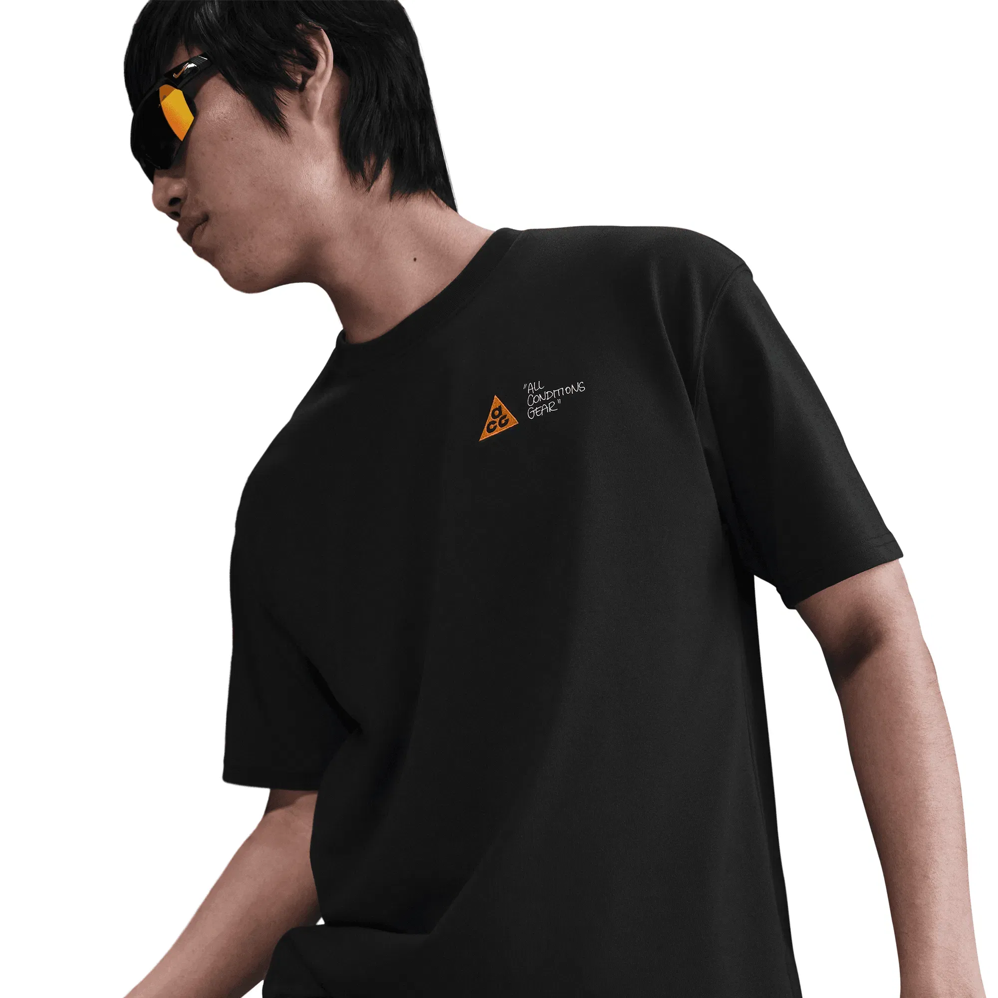 Nike ACG GUIDE DRI-FIT TEE - BLACK