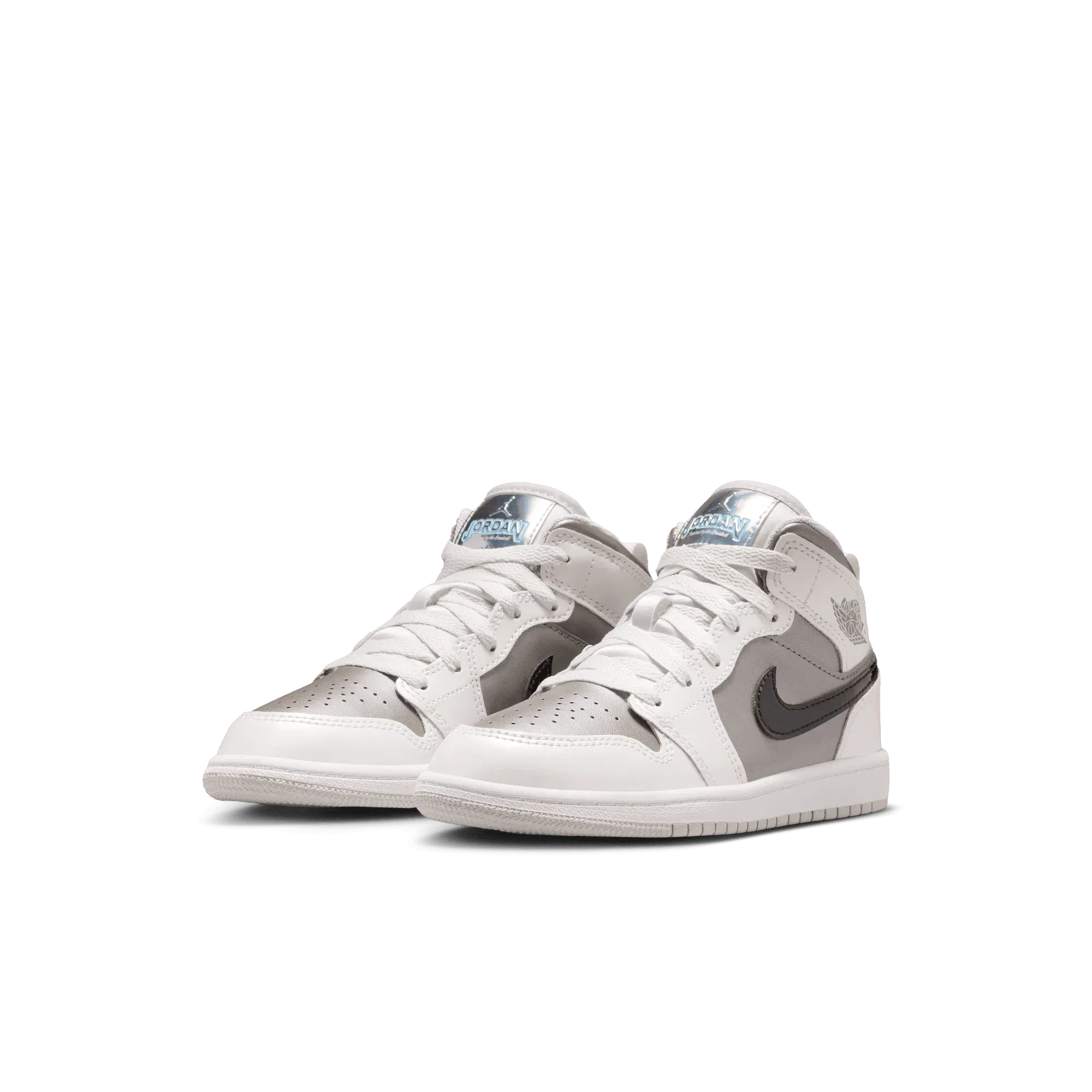 Air Jordan JORDAN 1 MID SE (PS) - PHOTON DUST / BLUE CHILL