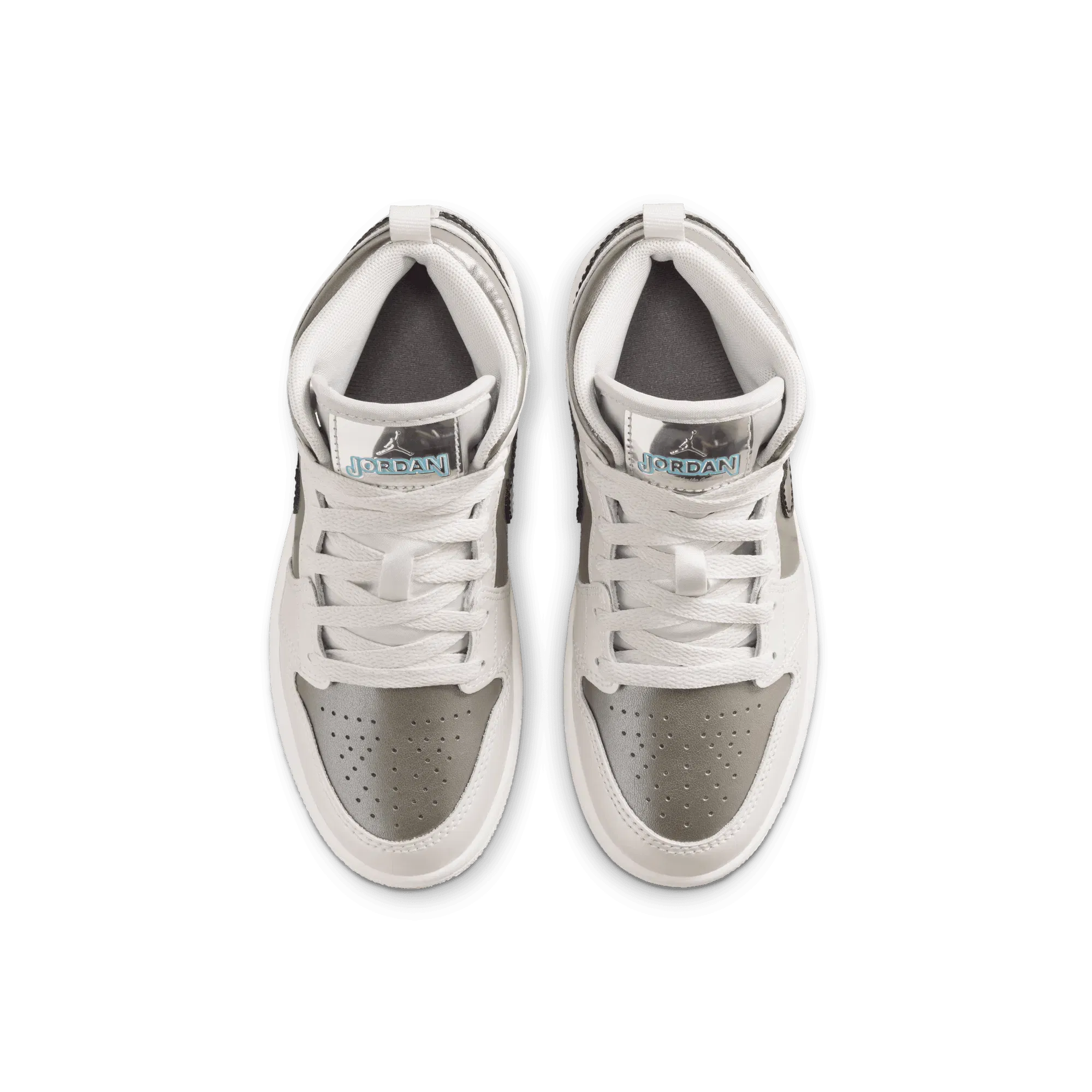 Air Jordan JORDAN 1 MID SE (PS) - PHOTON DUST / BLUE CHILL
