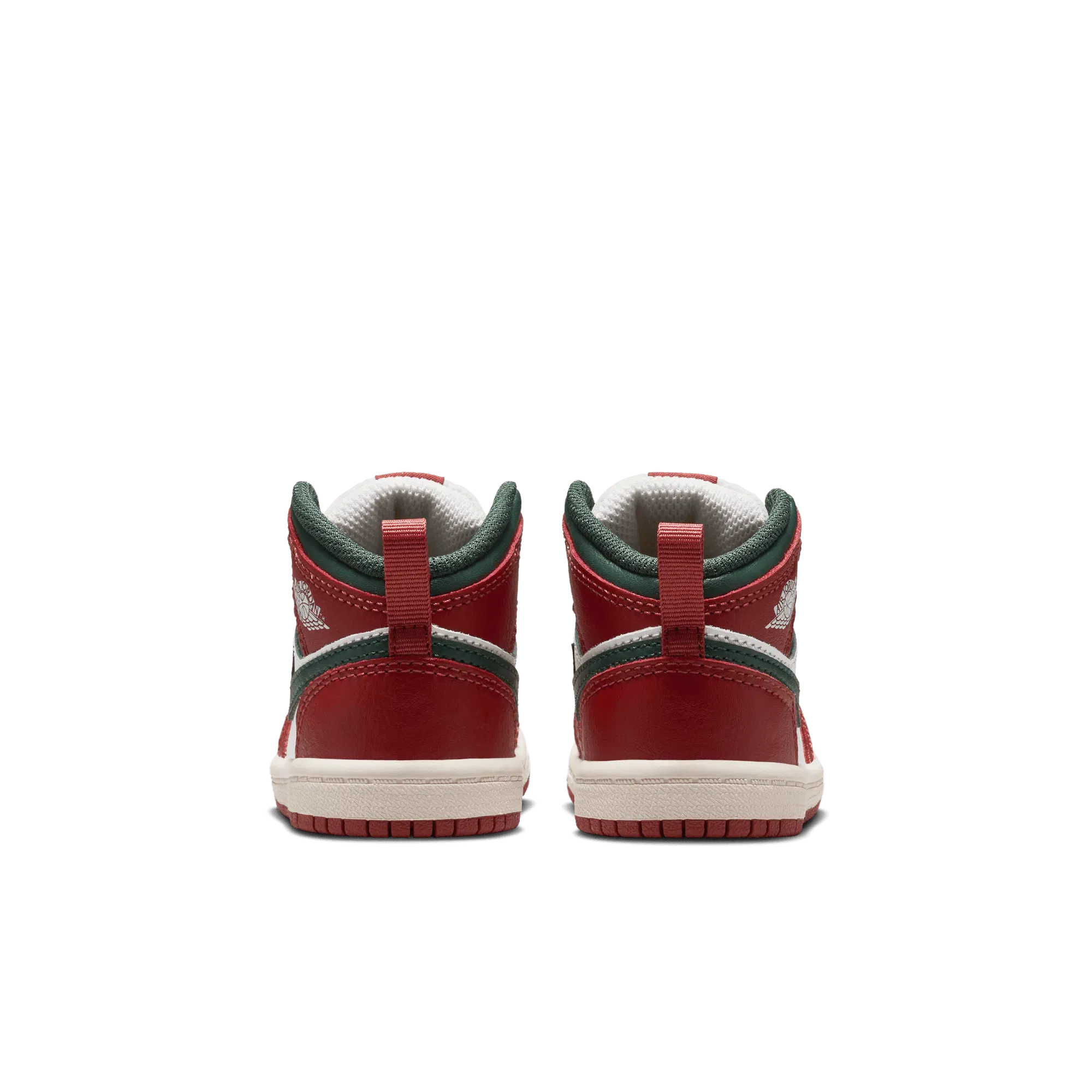 Air Jordan JORDAN 1 MID (TD) - SAIL / MIDNIGHT GREEN / REDSTONE