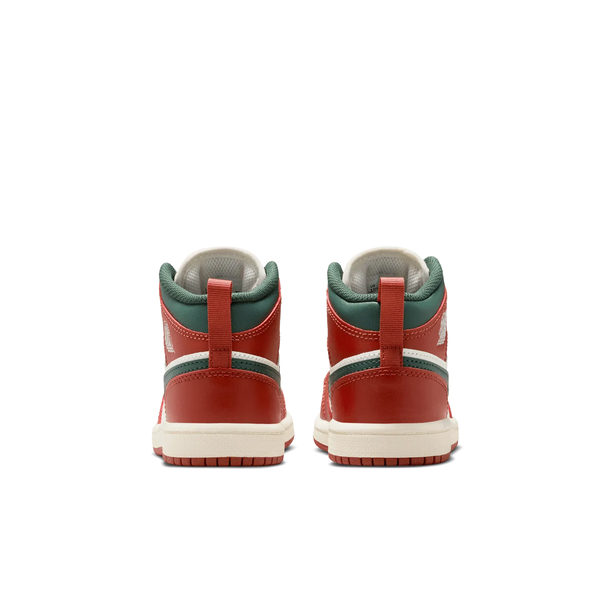 Air Jordan JORDAN 1 MID (PS) - SAIL / MIDNIGHT GREEN / REDSTONE