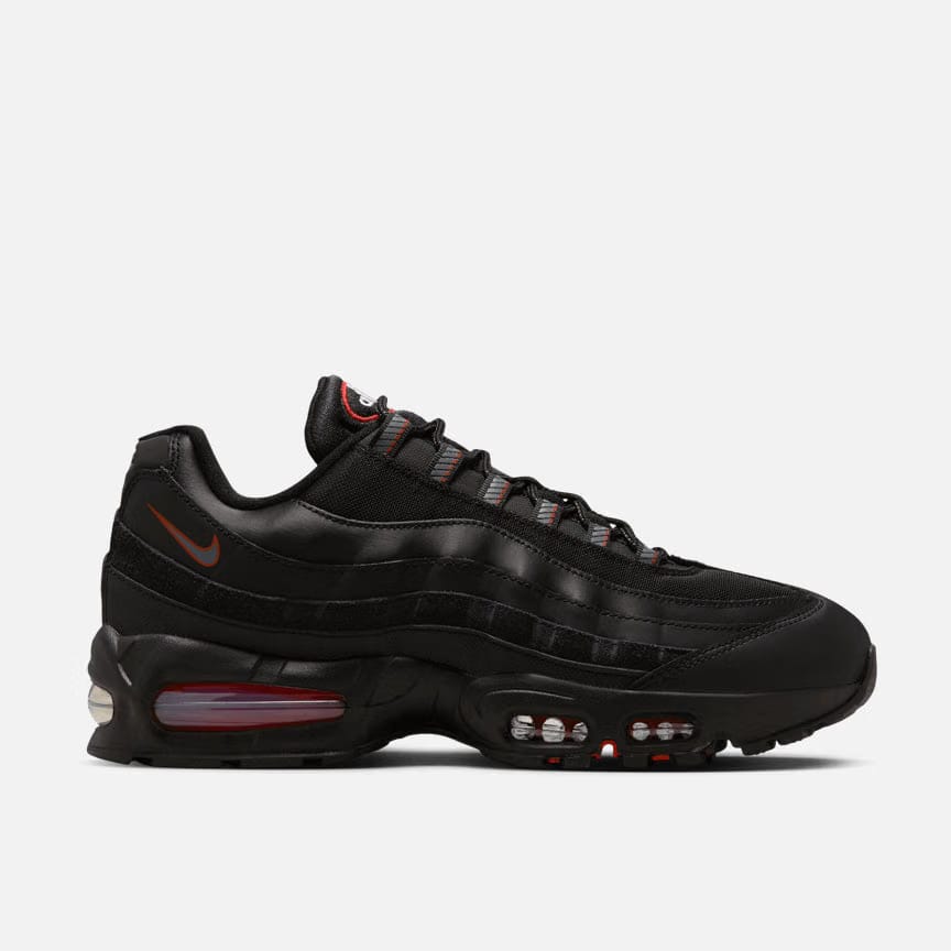 Nike AIR MAX 95 OG - BLACK / UNIVERSITY RED