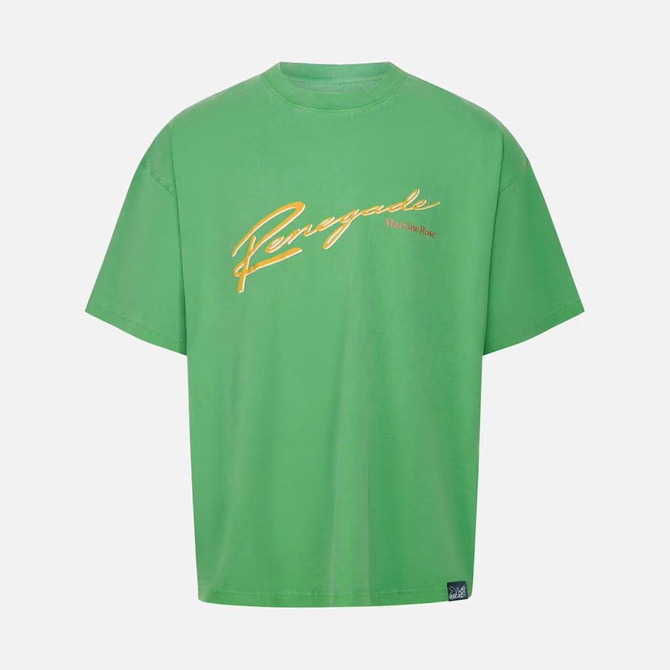 Martine Rose OVERSIZED S/S T-SHIRT - GREEN