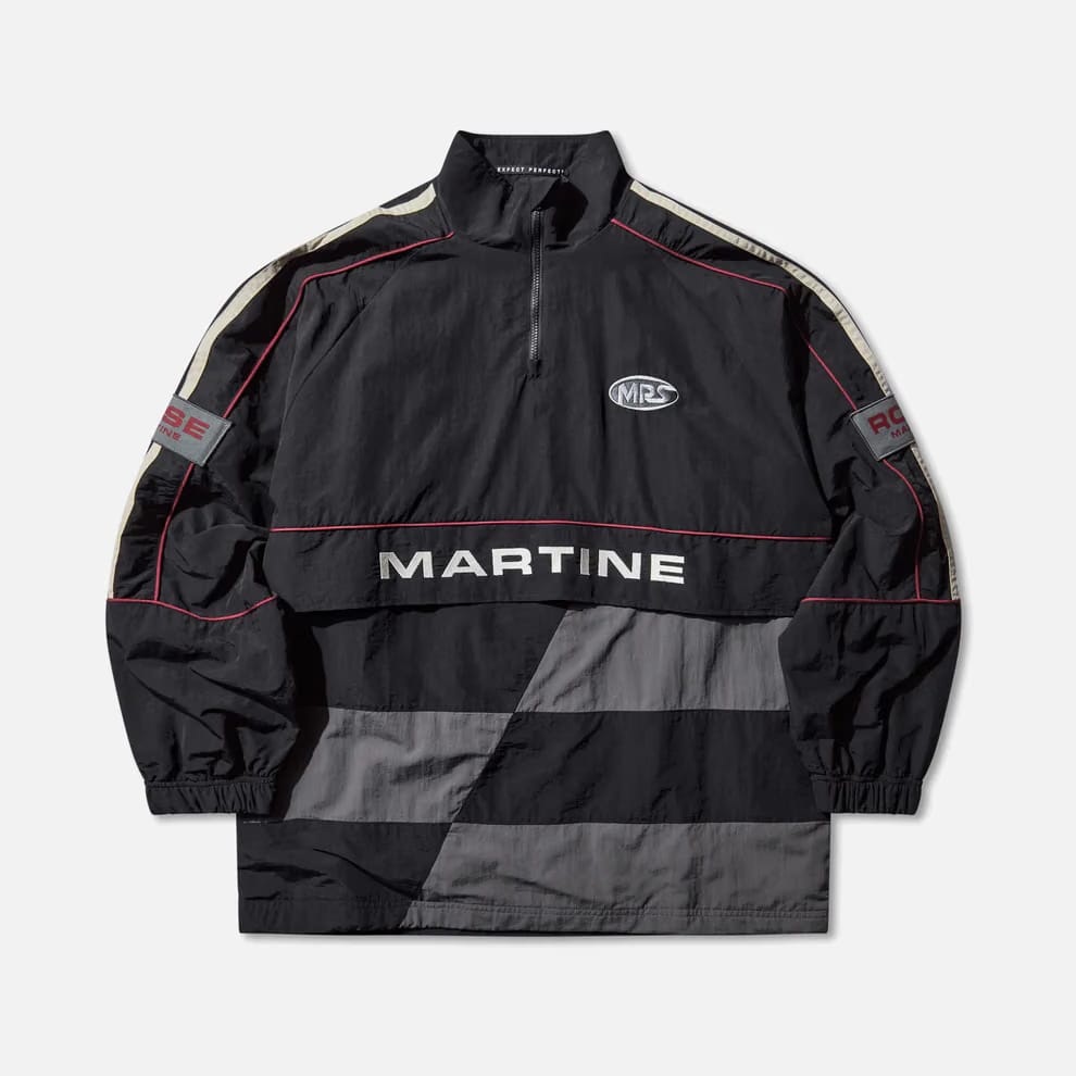 Martine Rose HOCKEY PULLOVER - BLACK / GREY