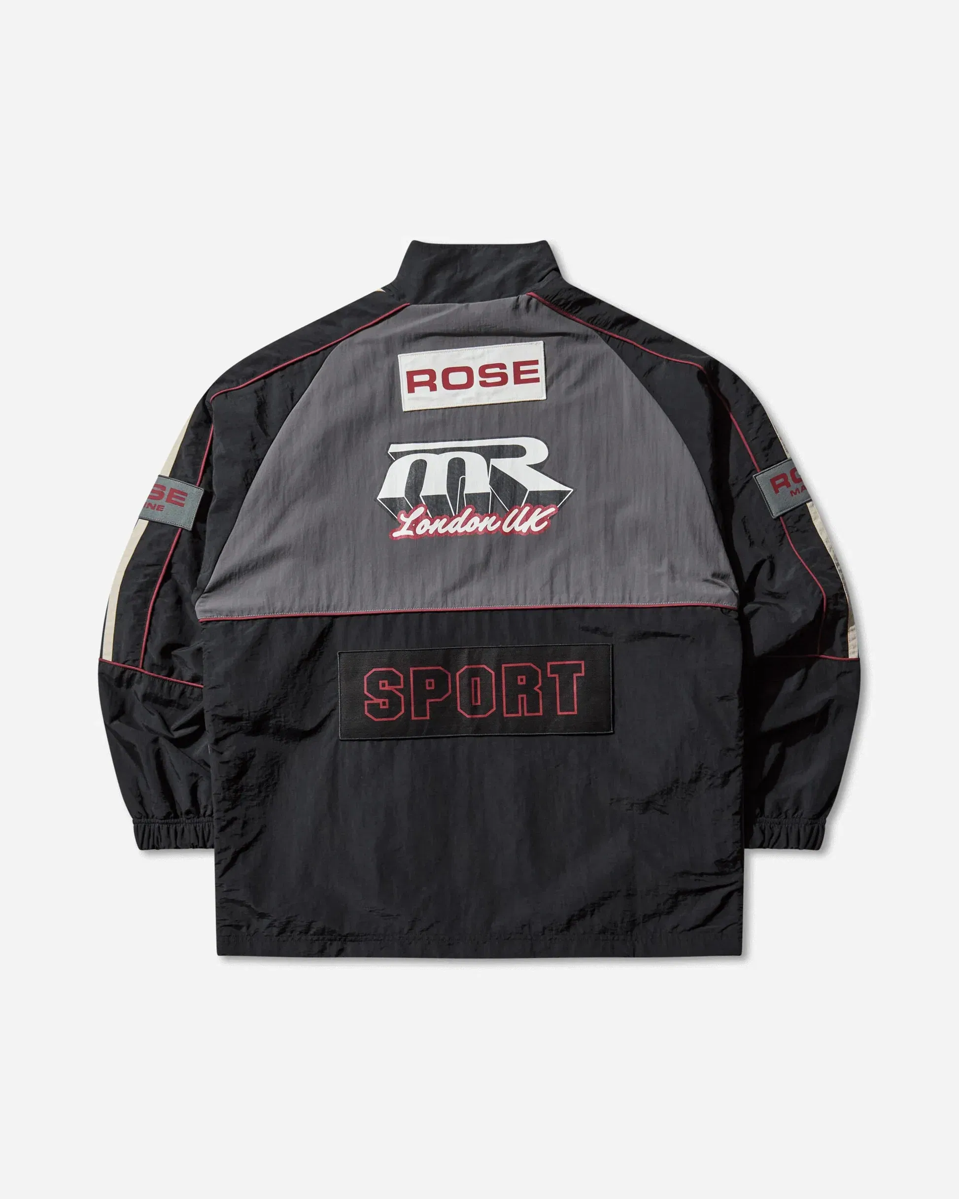 Martine Rose HOCKEY PULLOVER - BLACK / GREY