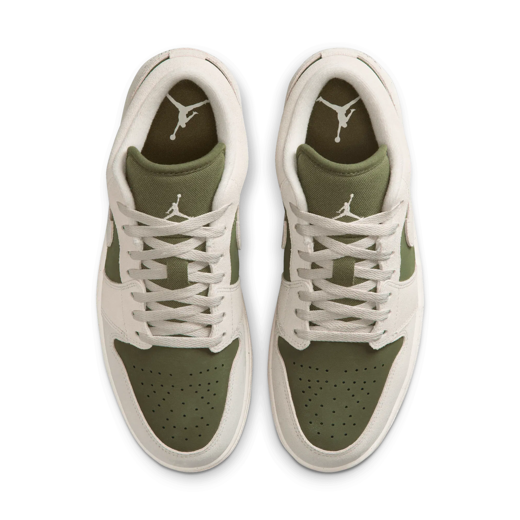 AIR JORDAN 1 LOW SE - MEDIUM OLIVE / LIGHT OREWOOD BROWN