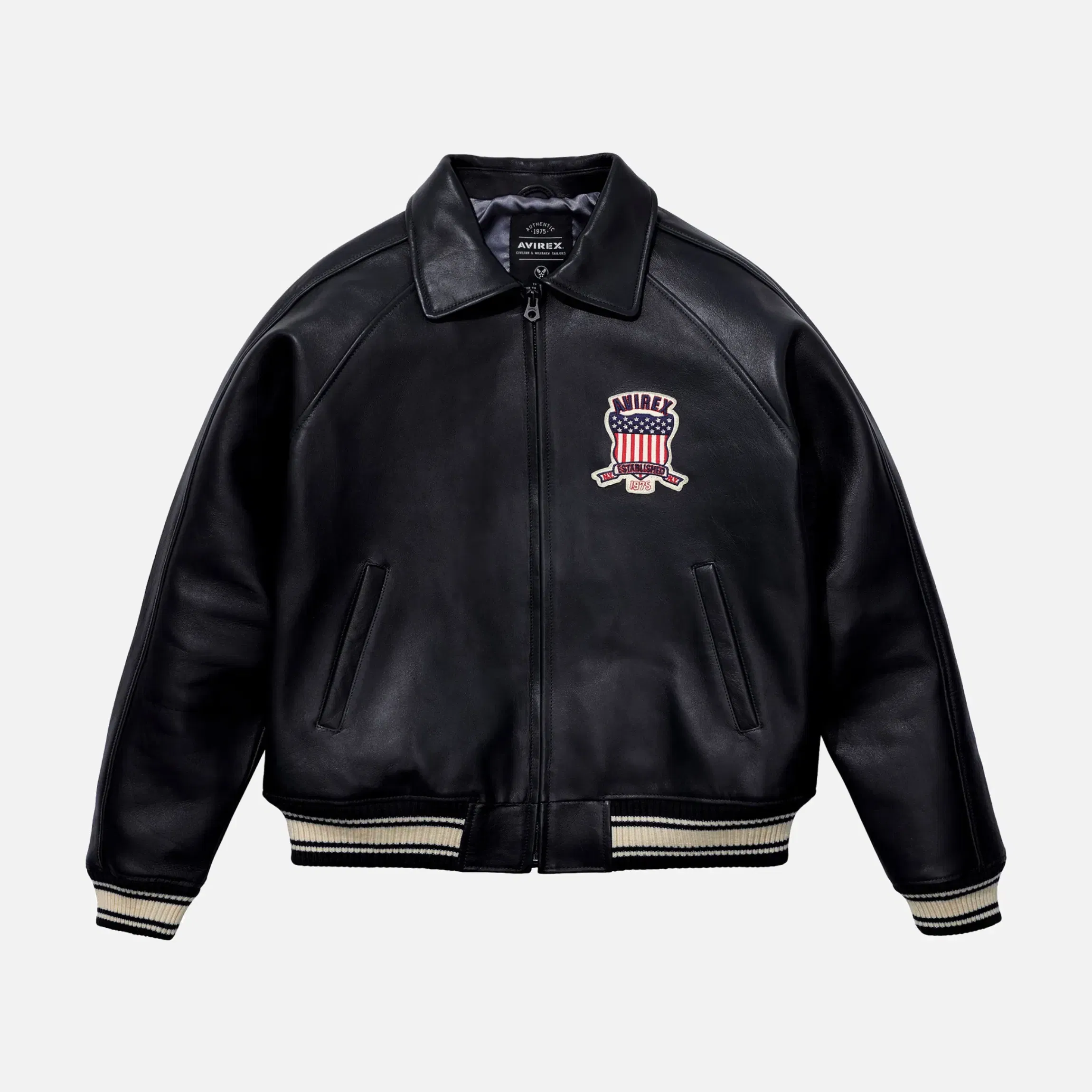 Avirex ICON JACKET - JET BLACK