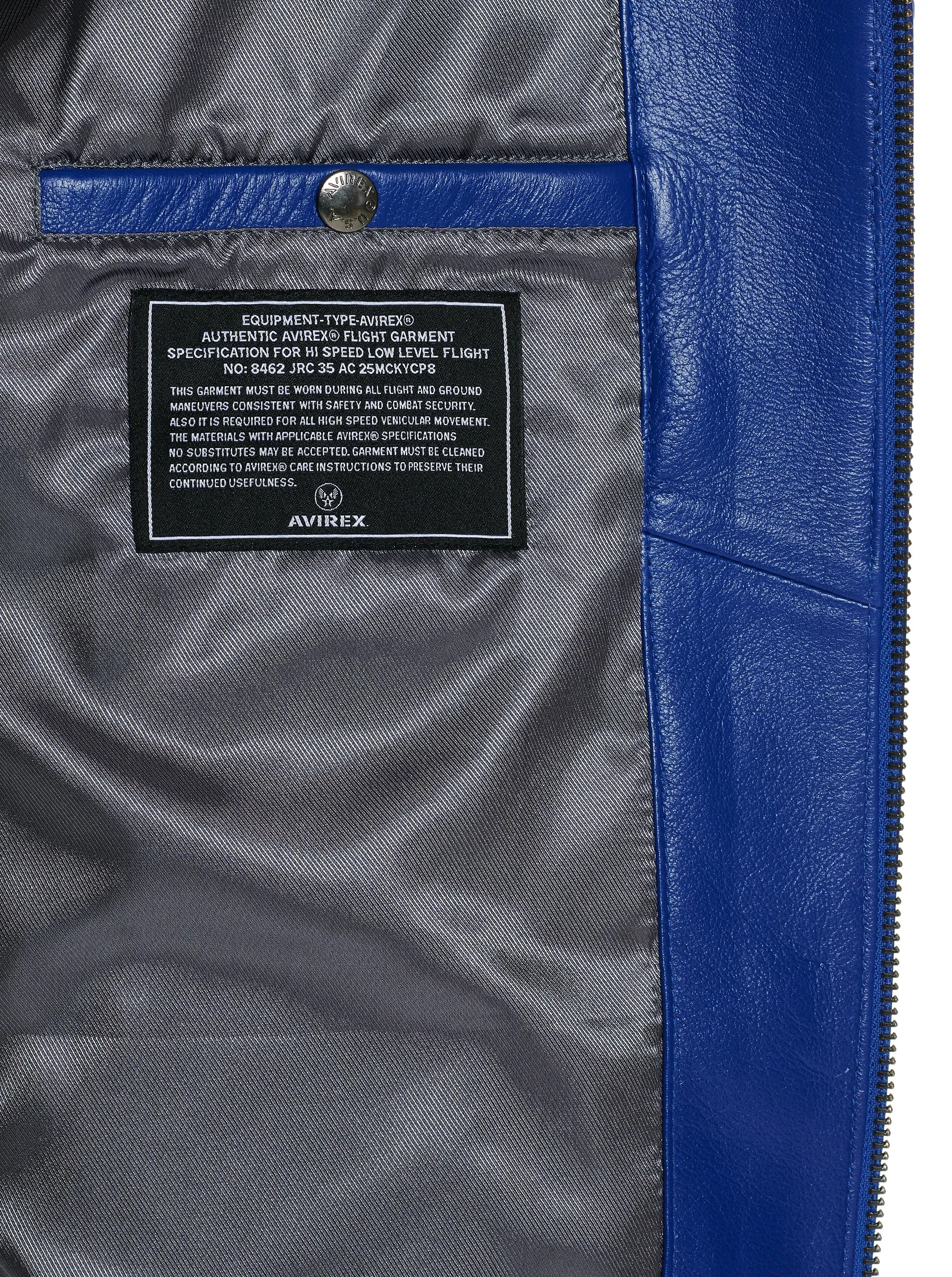 Avirex ICON JACKET - MAZARINE BLUE