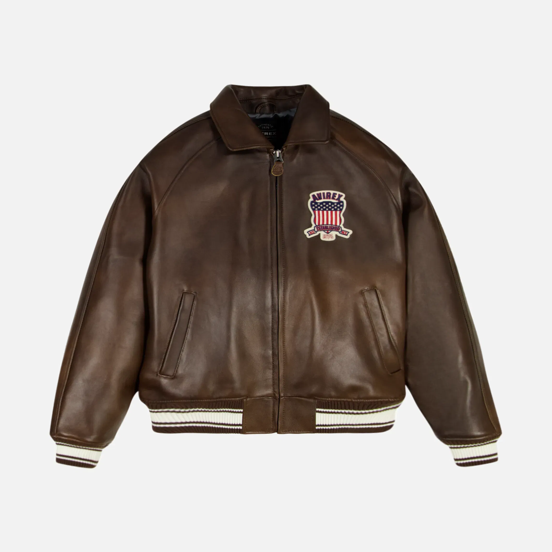 Avirex ICON JACKET - BROWN
