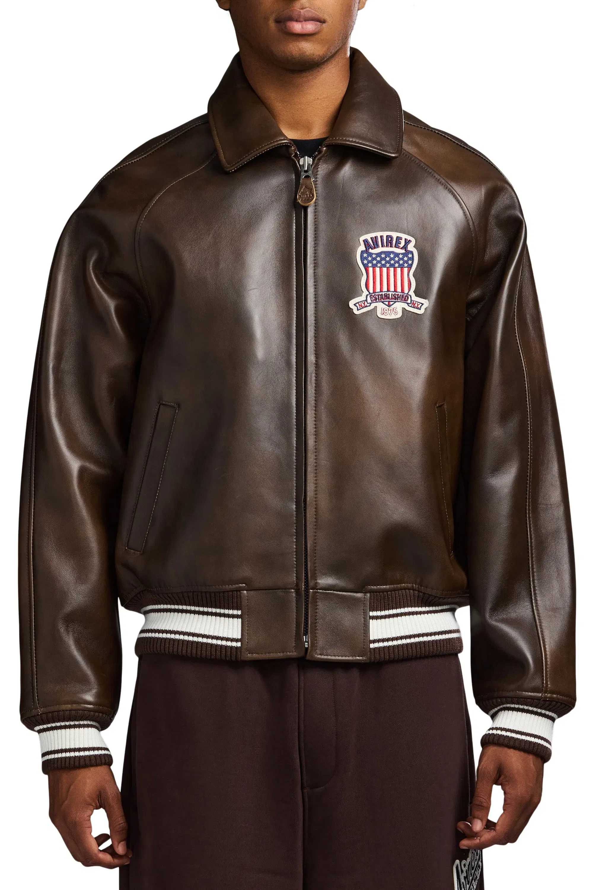 Avirex ICON JACKET - BROWN