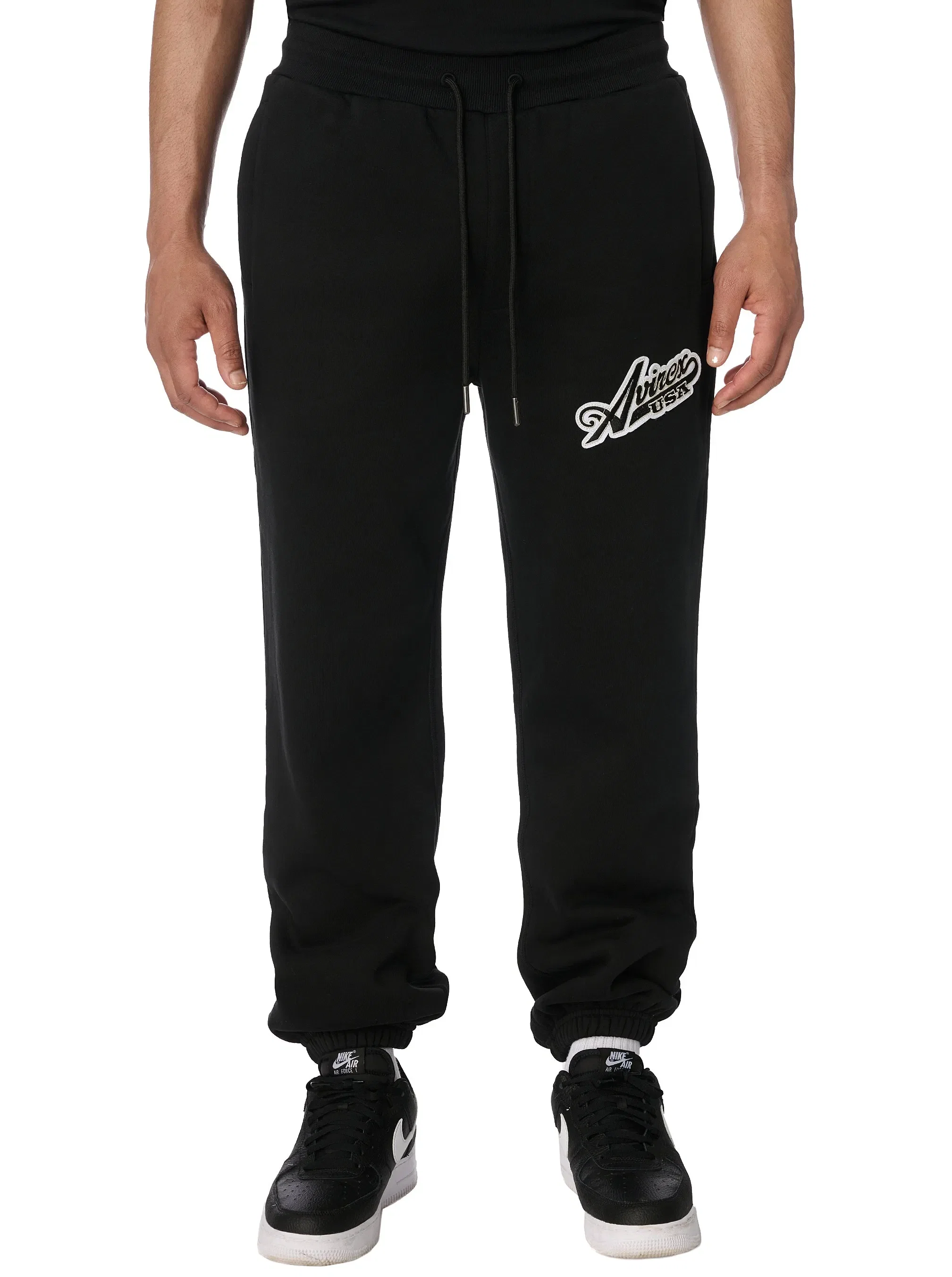 Avirex SCRIPT JOGGER - BLACK