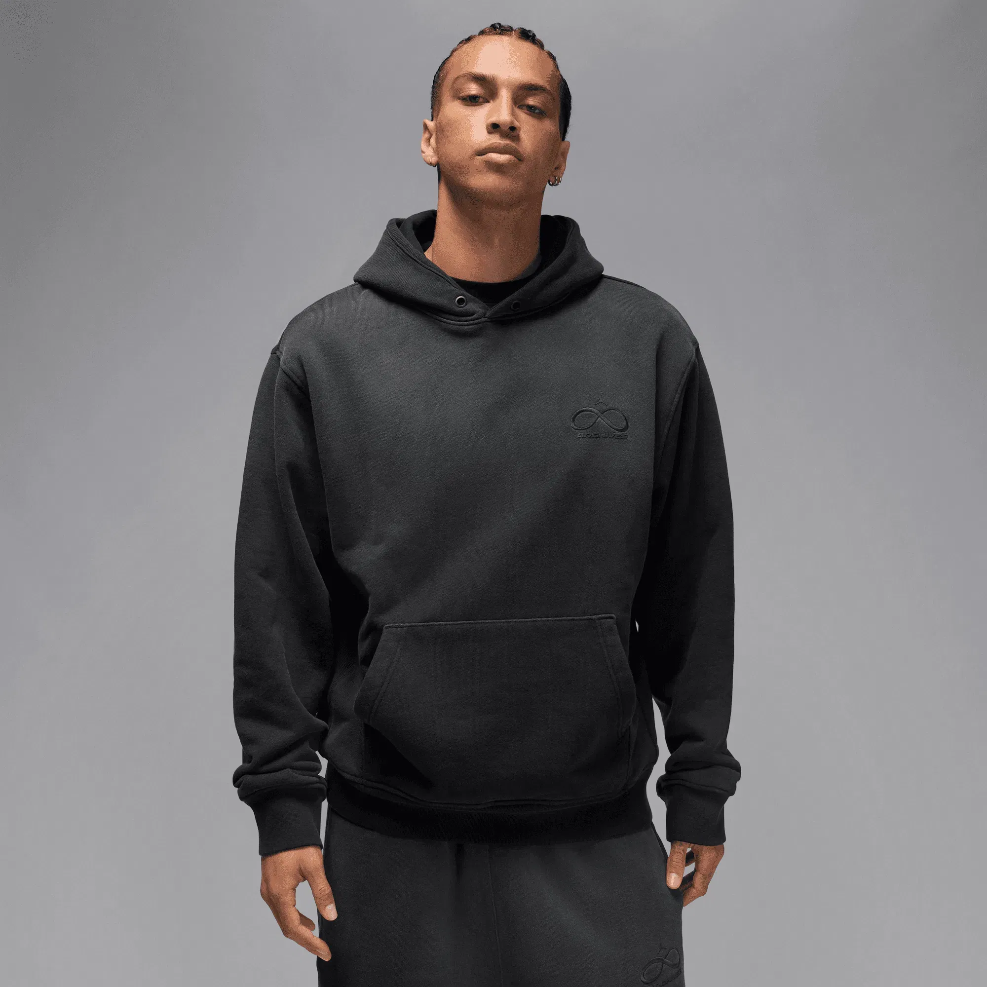 Air Jordan INFINITE ARCHIVES X JORDAN FLEECE HOODIE - BLACK