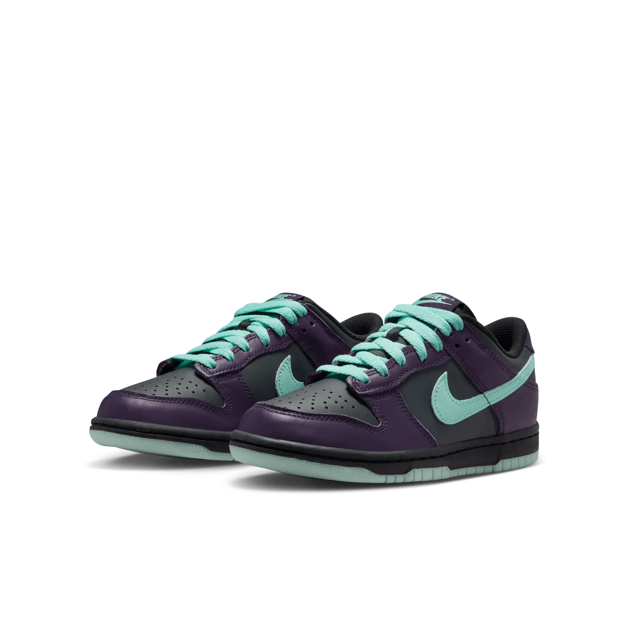 Nike DUNK LOW (GS) - DARK SMOKE GREY / ARTISAN TEAL