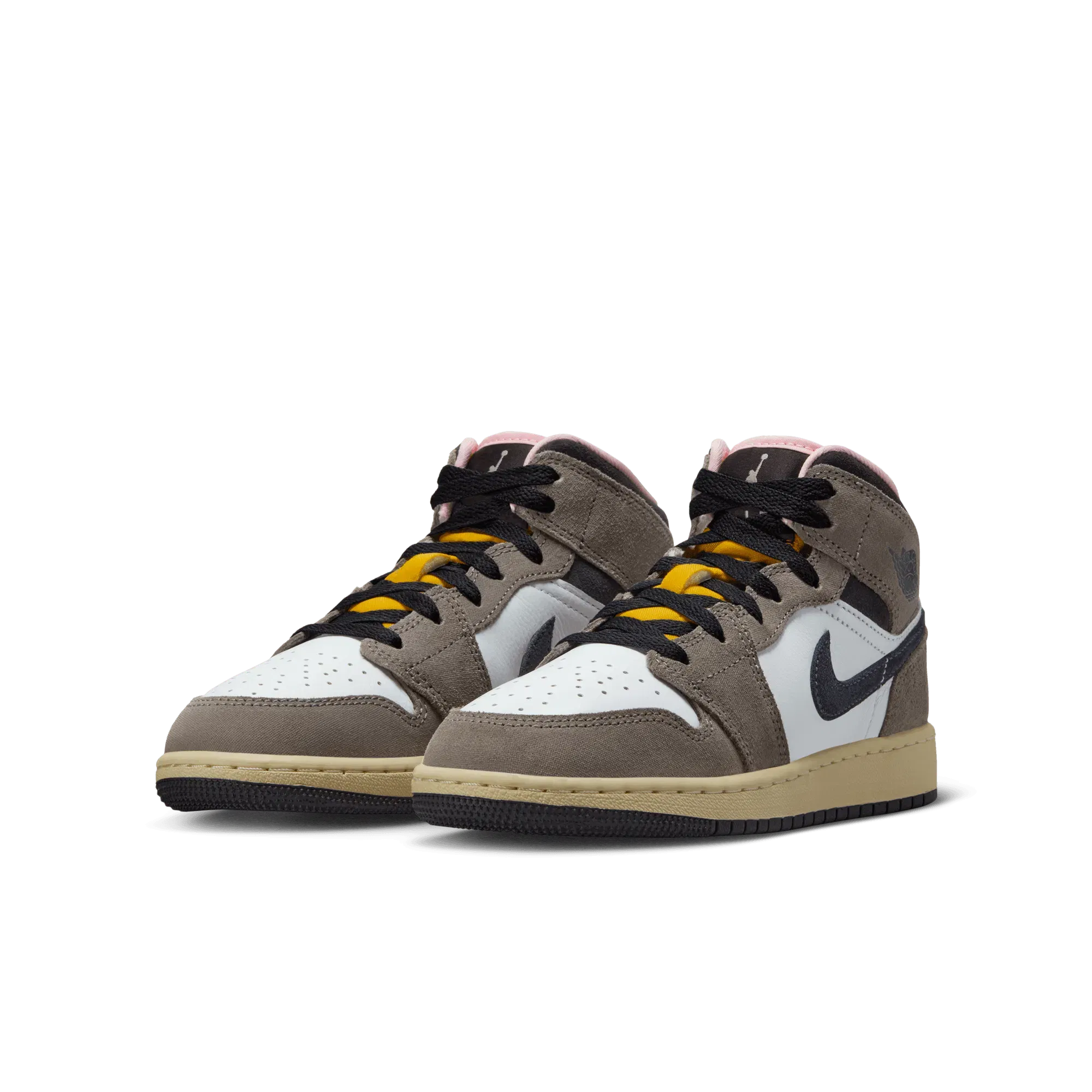AIR JORDAN 1 MID (GS) "OIL GREY"