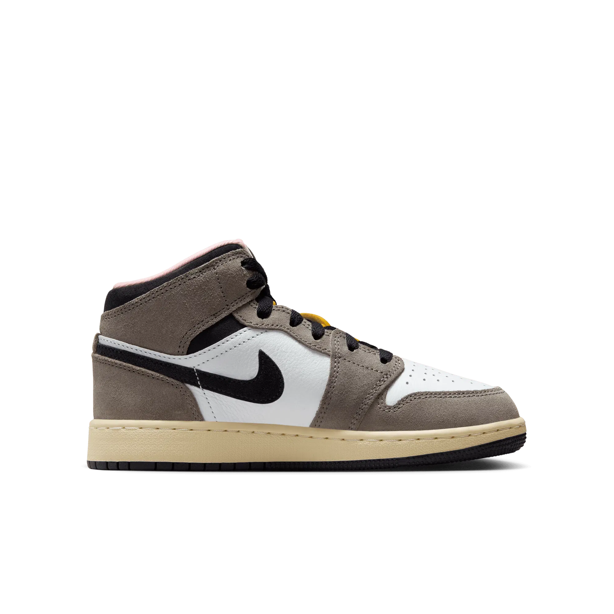 AIR JORDAN 1 MID (GS) "OIL GREY"