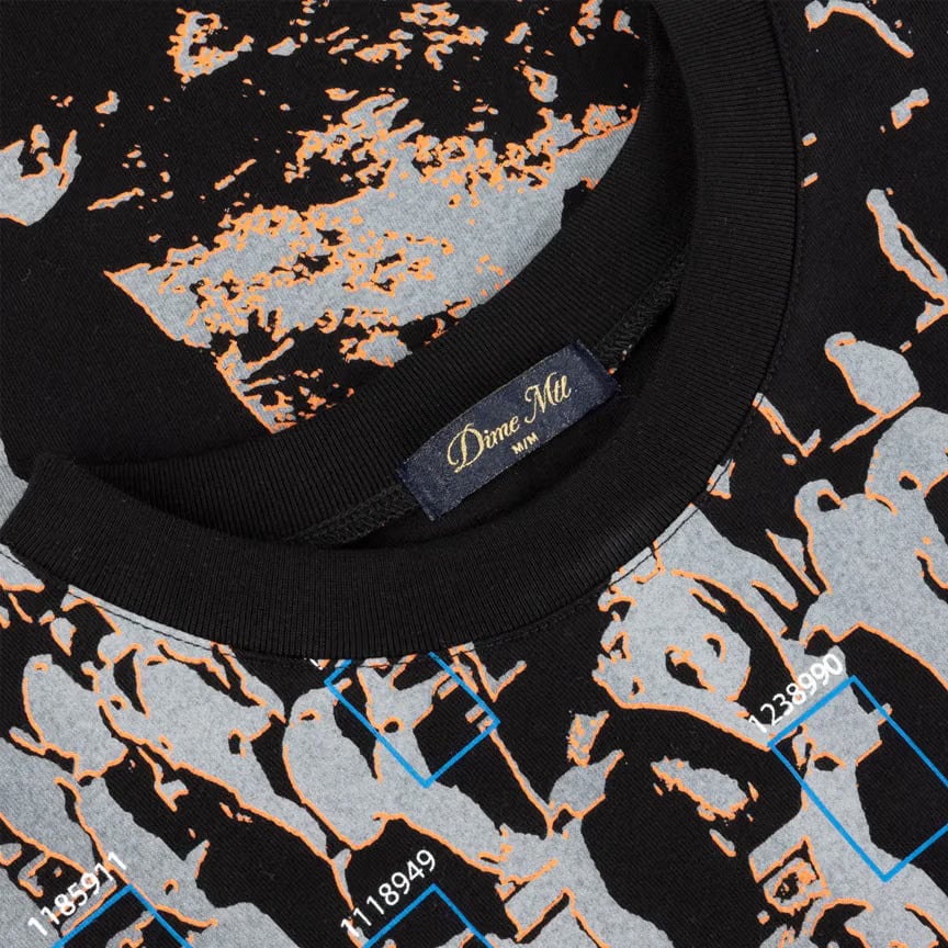 Dime CCTV TEE - BLACK