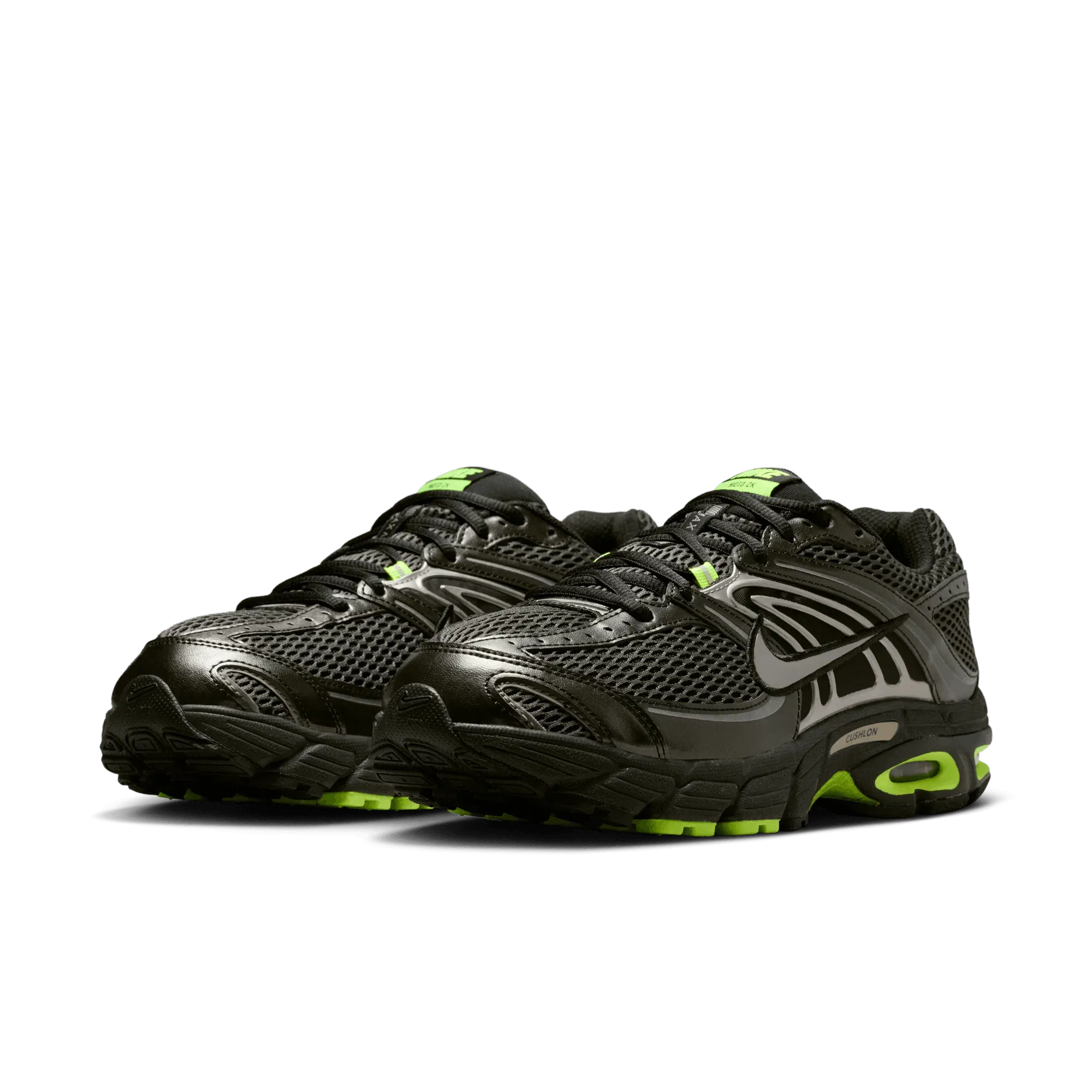 Nike AIR MAX MOTO 2K - BLACK / METALLIC PEWTER / VOLT