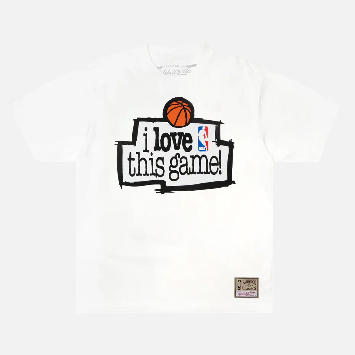 MITCHELL & NESS X JUST DON "I LOVE THIS GAME" TEE - WHITE