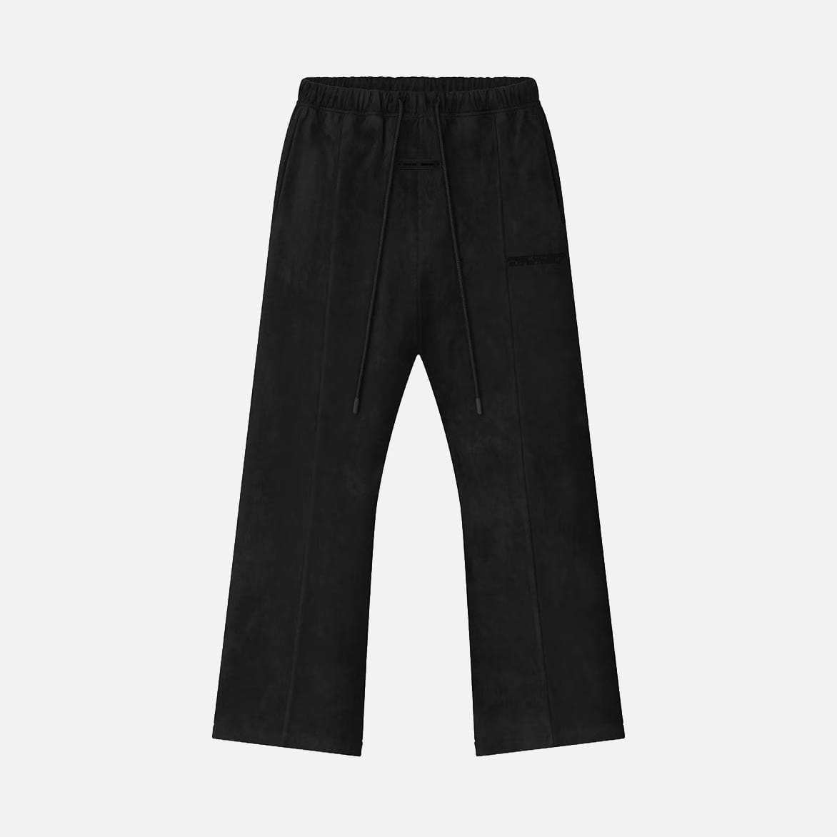 Fear of God Essentials SUEDE FLEECE FLARE PANT - VINTAGE BLACK