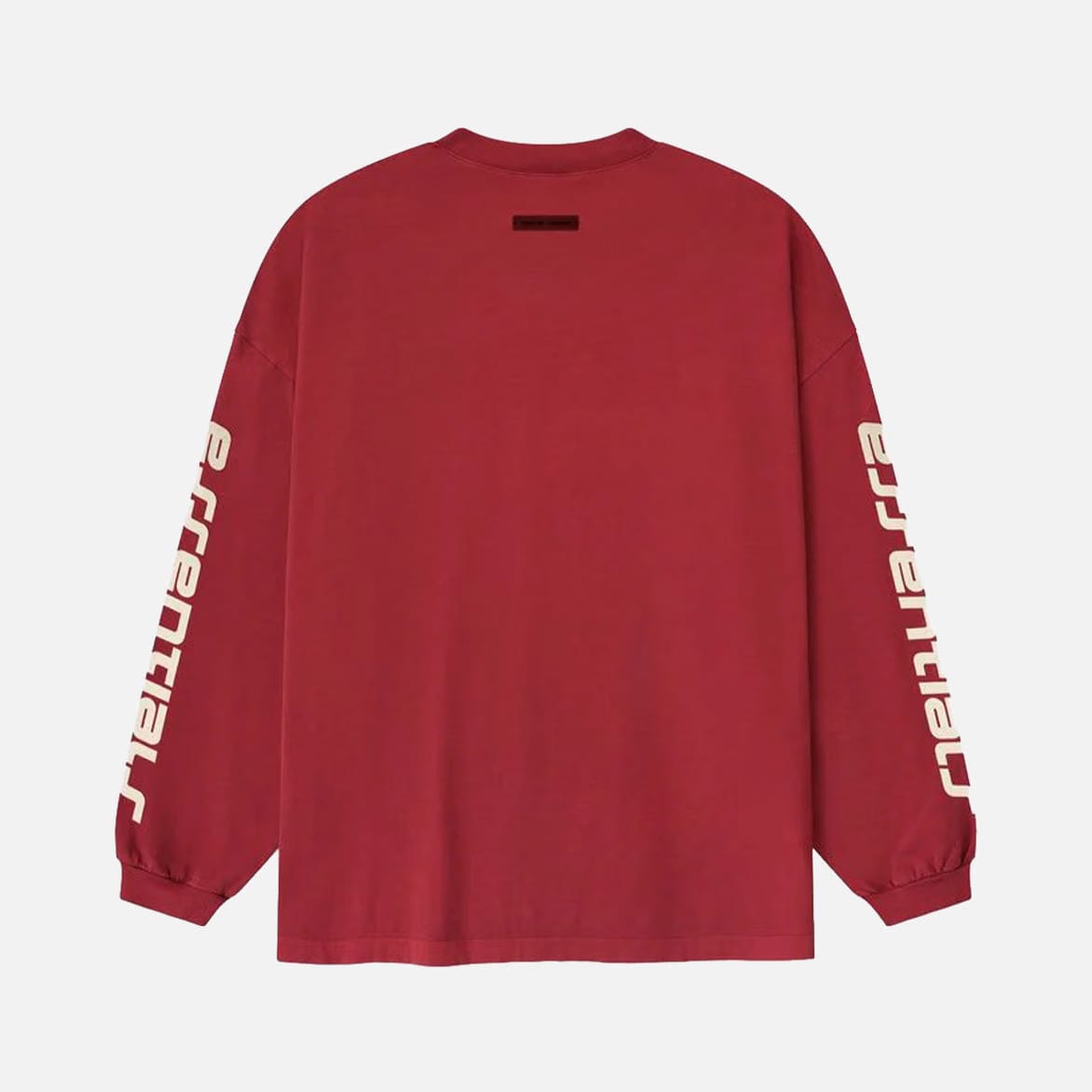 Fear of God Essentials 90'S LONG SLEEVE TEE - CRIMSON