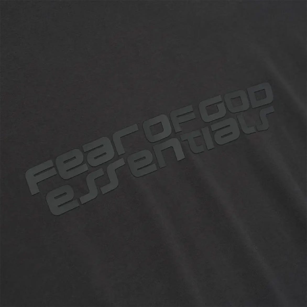 Fear of God Essentials 90'S LONG SLEEVE TEE - VINTAGE BLACK