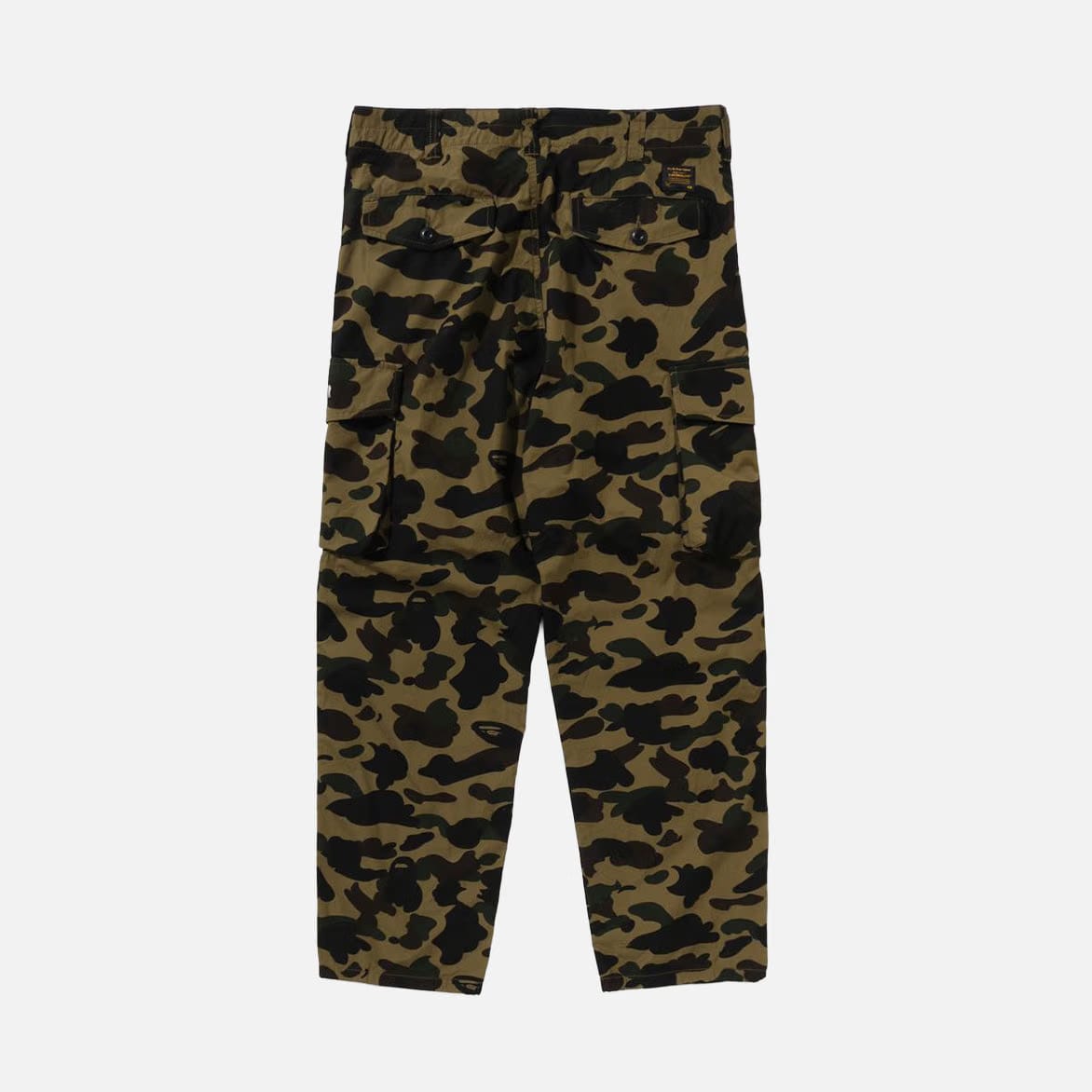 BAPE 1ST CAMO REGULAR FIT 6 POCKET PANTS - GREEN