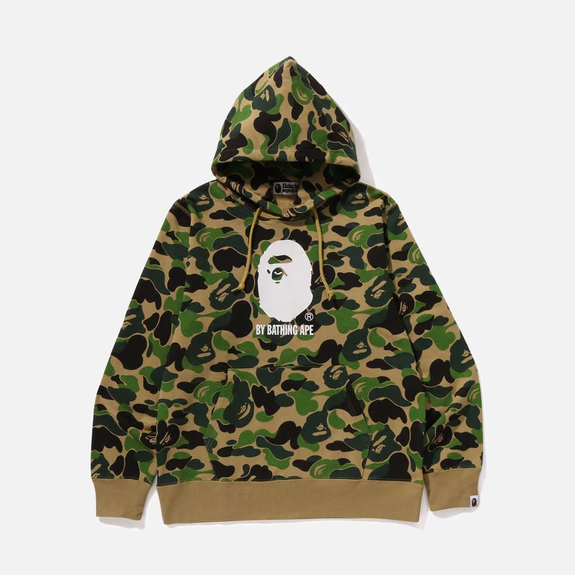 BAPE ABC CAMO BY BATHING APE PULLOVER HOODIE - GREEN