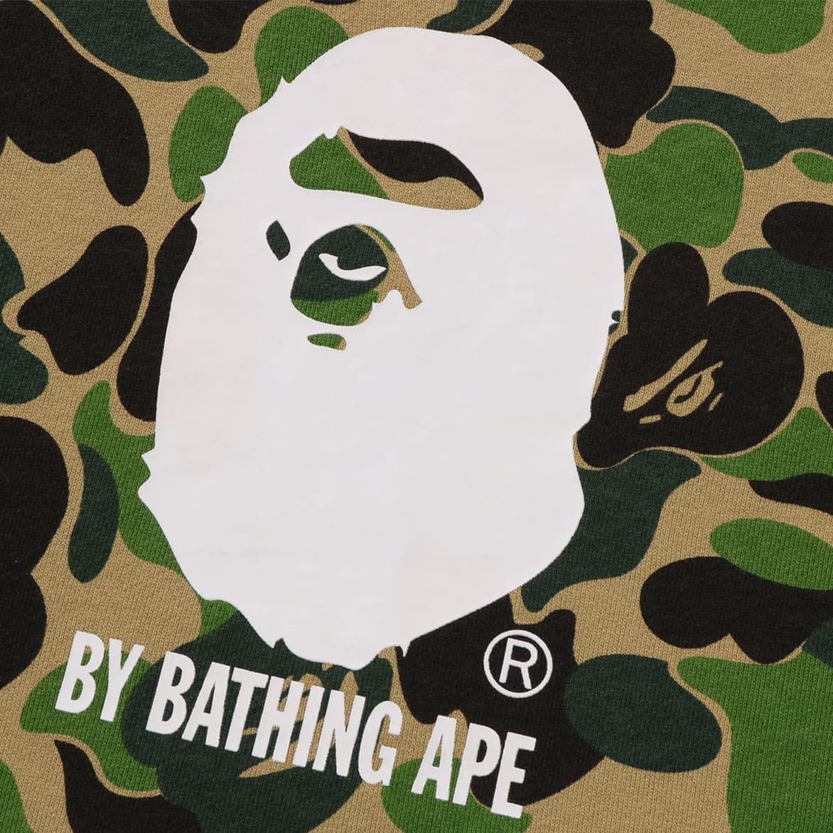 BAPE ABC CAMO BY BATHING APE PULLOVER HOODIE - GREEN