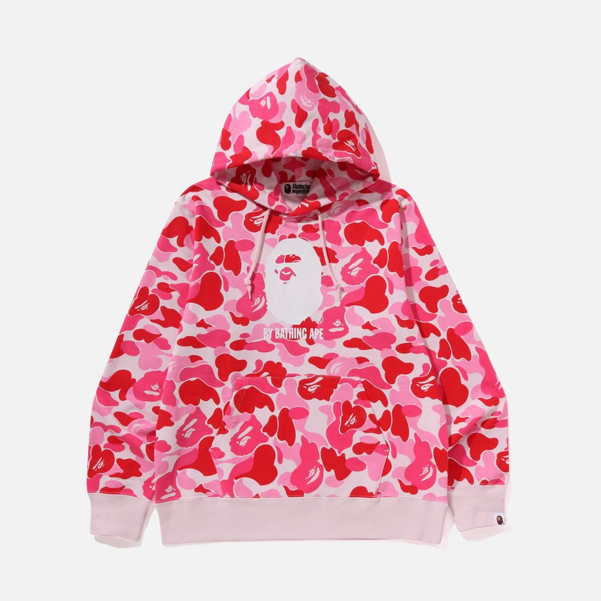 BAPE ABC CAMO BY BATHING APE PULLOVER HOODIE - PINK