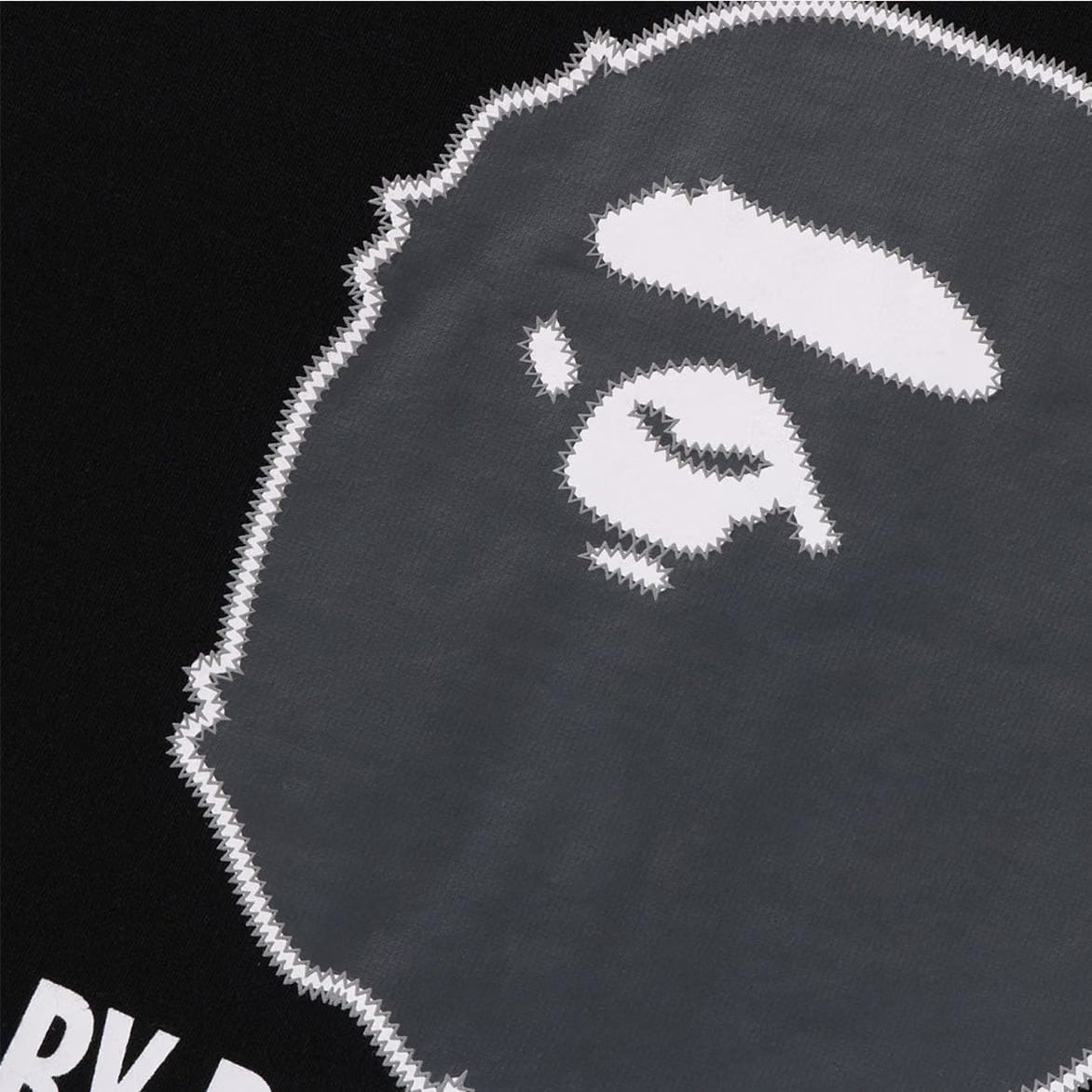 BAPE PULLOVER HOODIE - BLACK