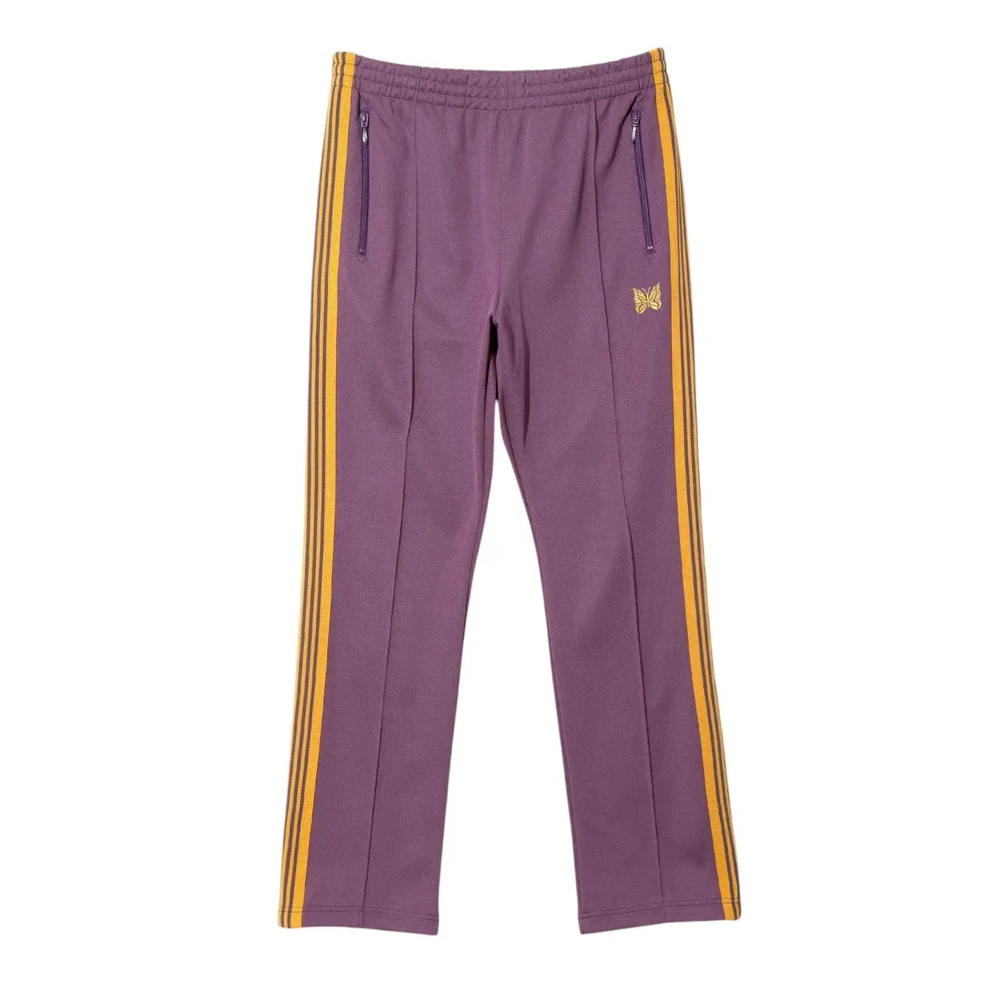 Needles NARROW TRACK PANT POLY SMOOTH - PURPLE