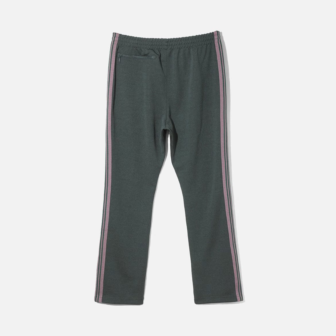 Needles NARROW TRACK PANT POLY SMOOTH - GREEN