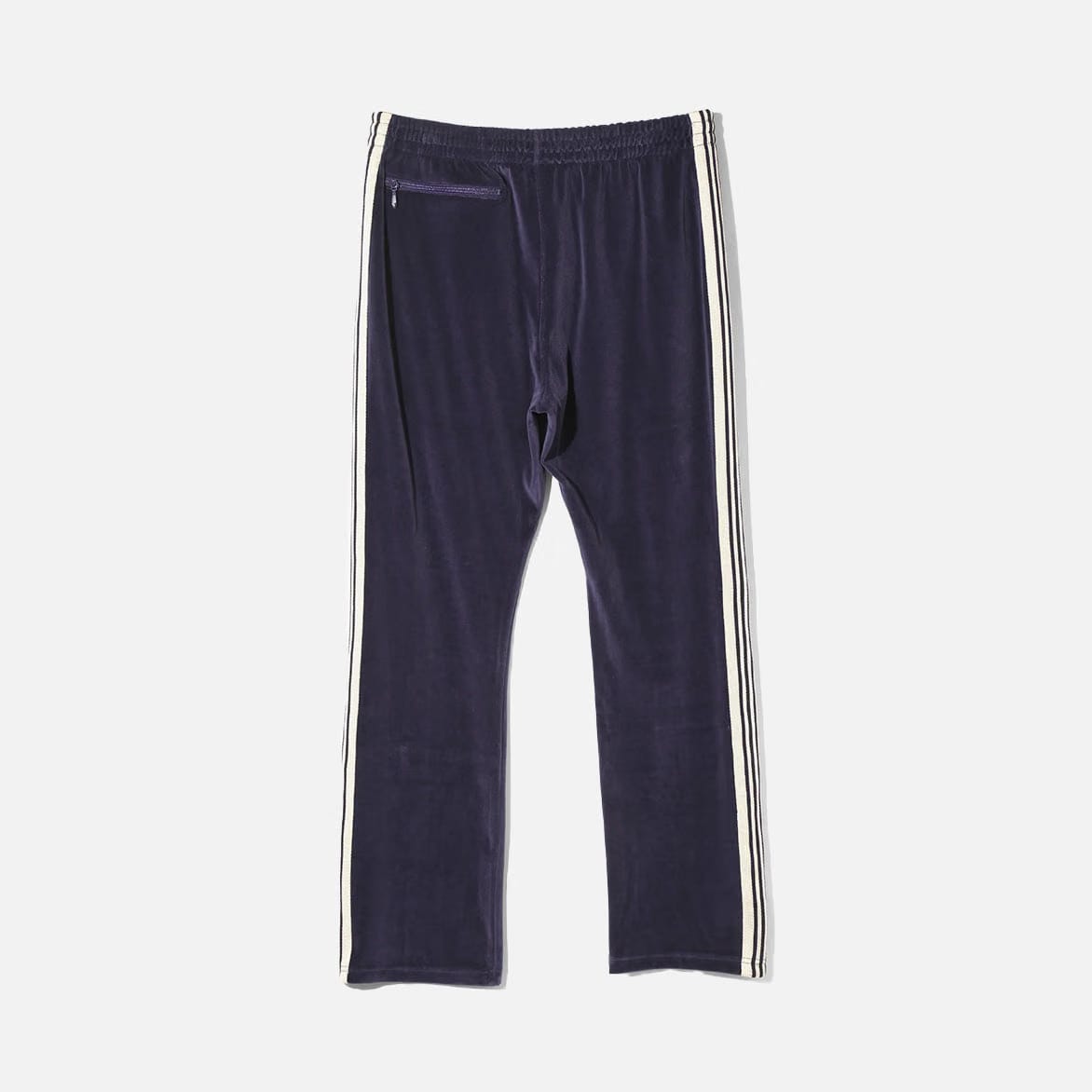 Needles NARROW TRACK PANT - C/PE VELOUR - NAVY