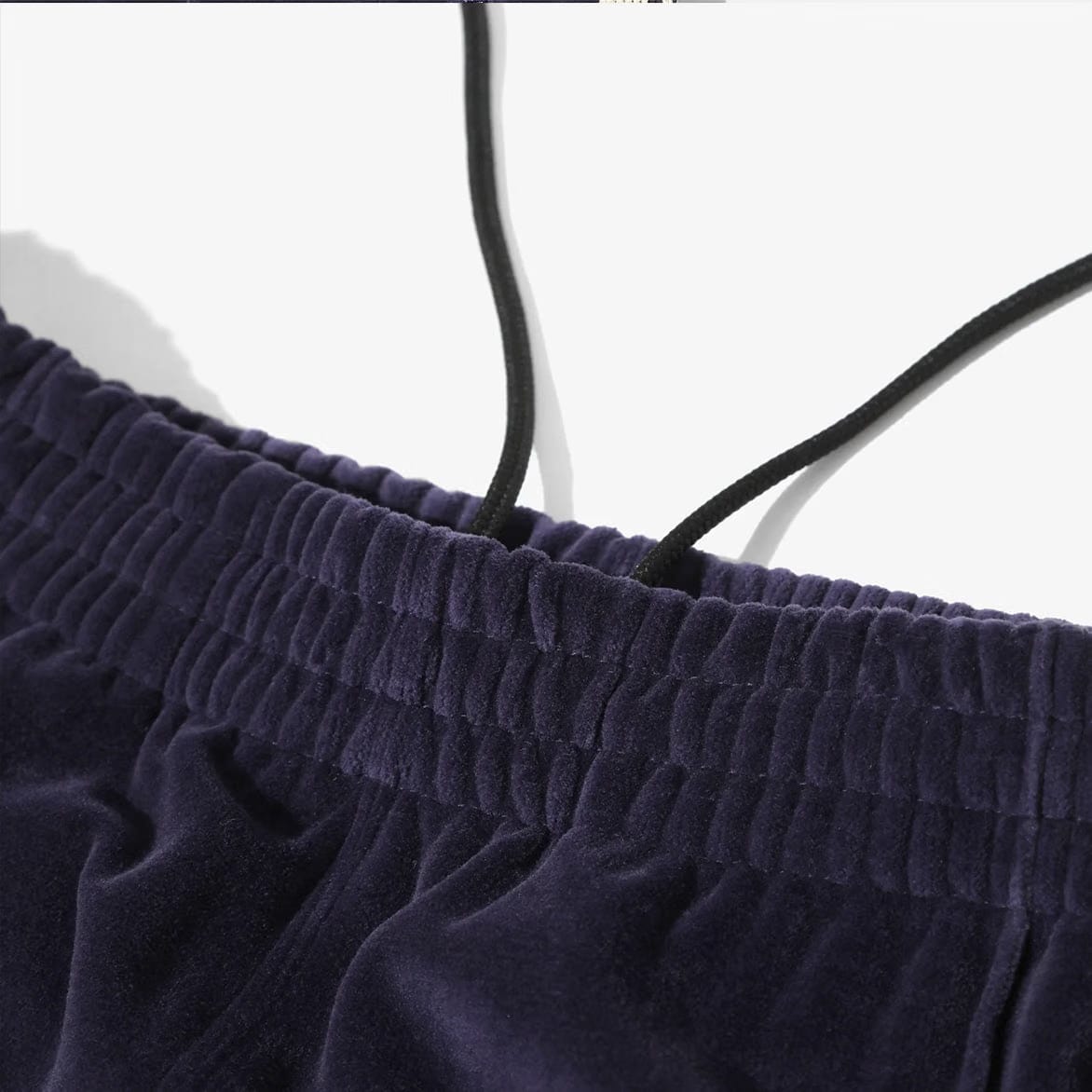 Needles NARROW TRACK PANT - C/PE VELOUR - NAVY