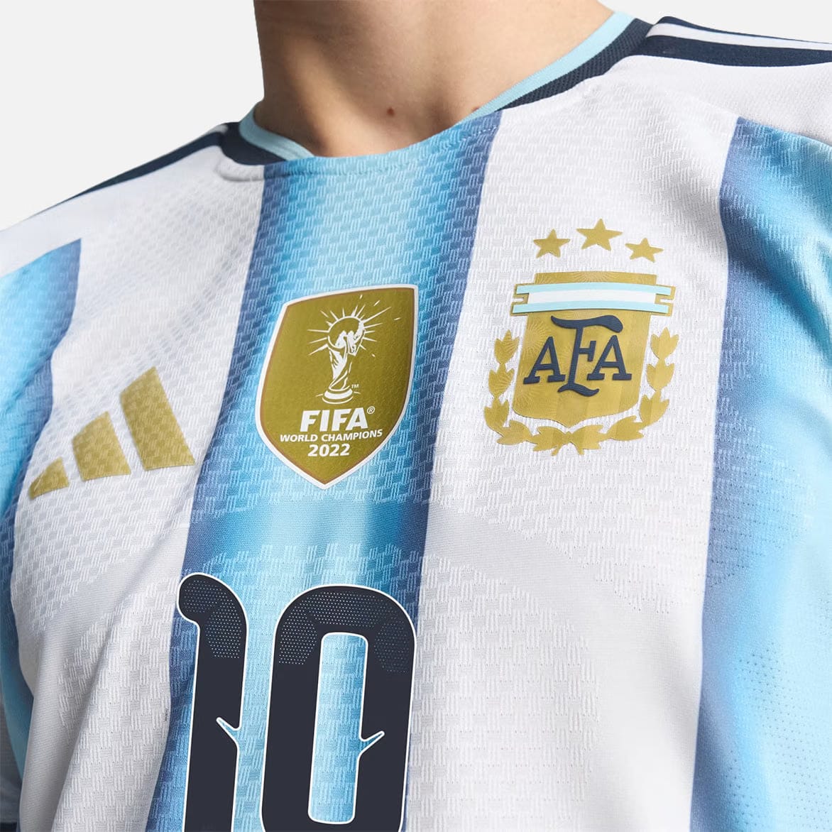 adidas ARGENTINA '26 HOME MESSI AUTHENTIC JERSEY - WHITE / ICEY BLUE